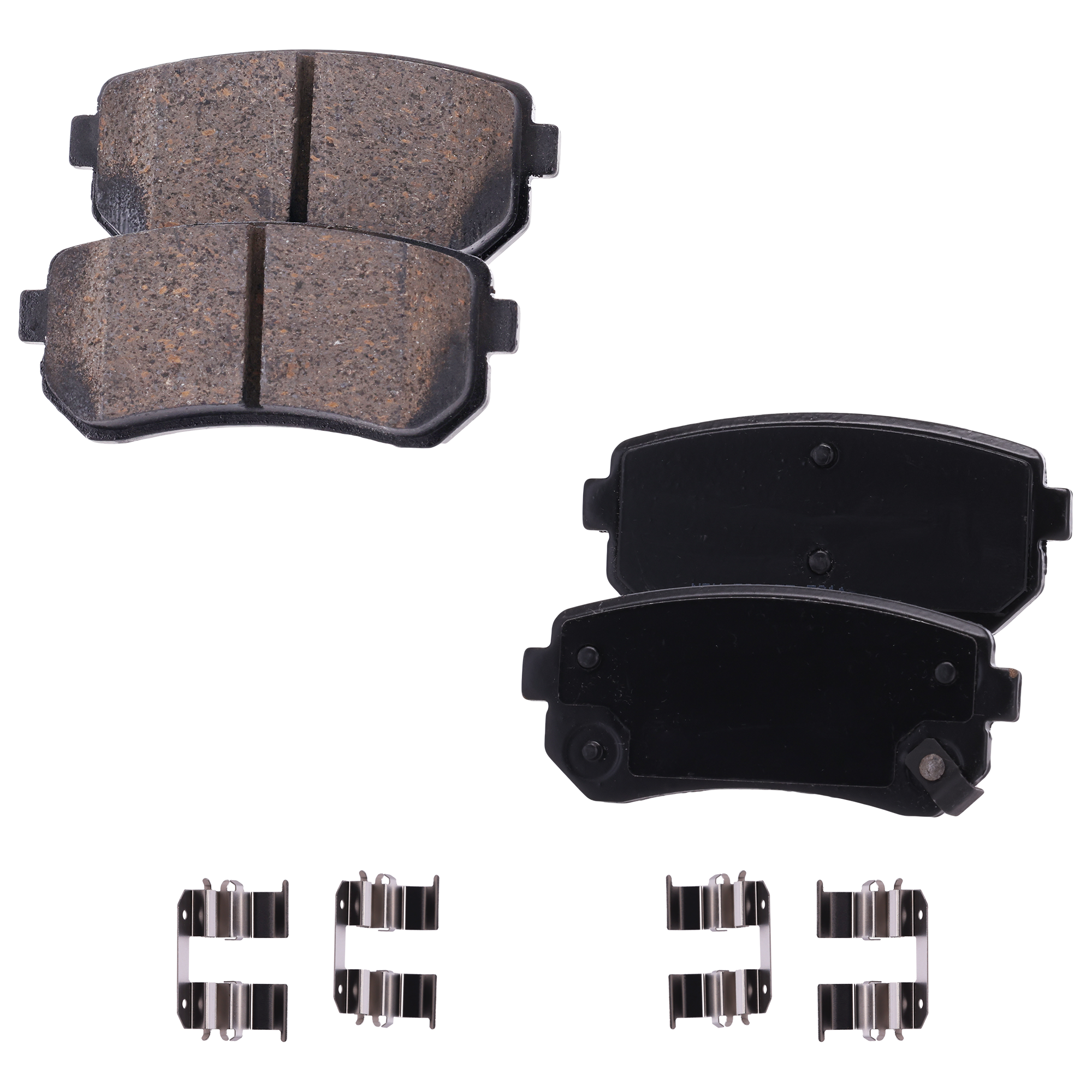 AM ACCENT RIO 06-07 REAR BRAKE PAD SET 2 Wheel Set SKU STPSSCP1157 OEM 583021GA00