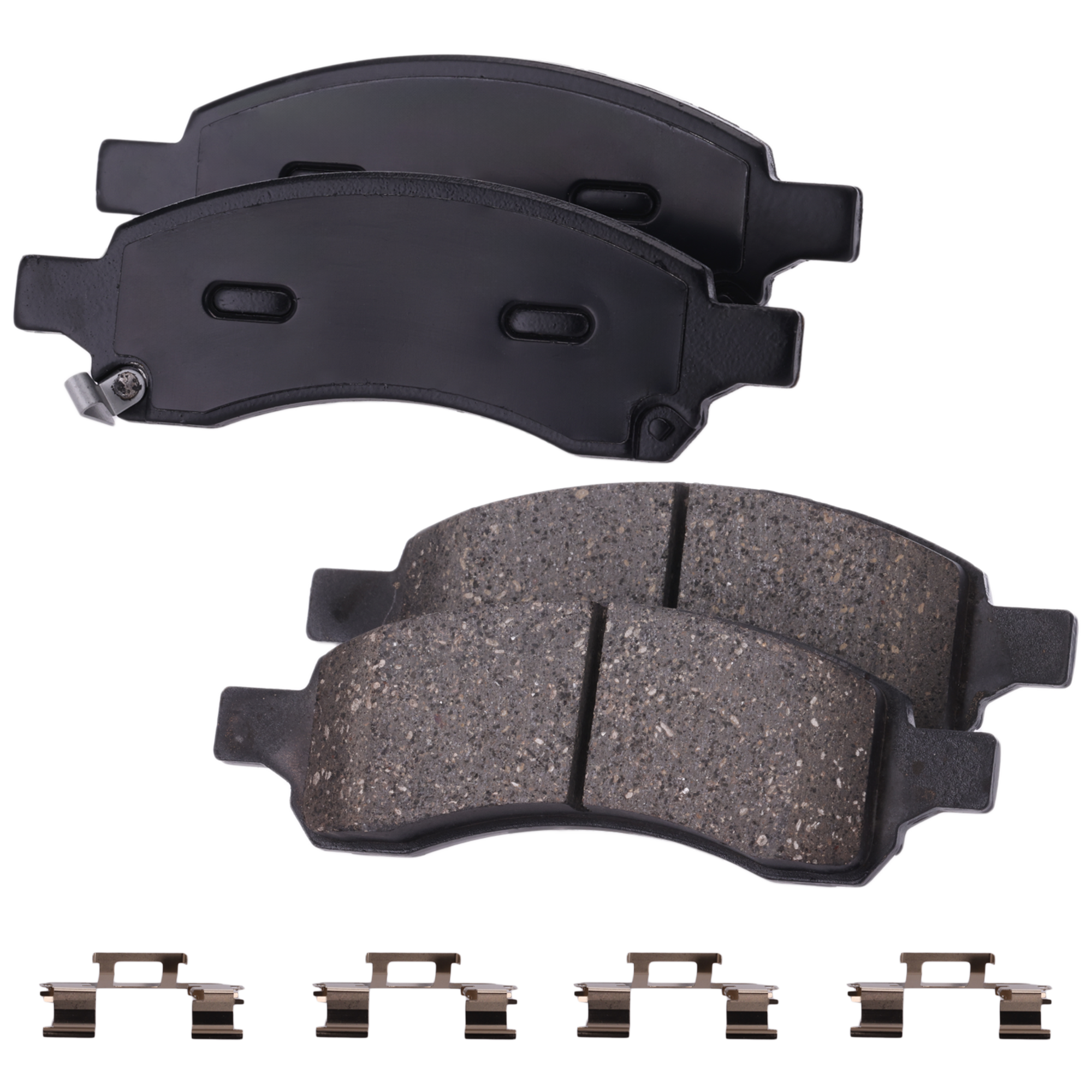 AM TRAILBLAZER ENVOY 06-09 COLORADO 09-12 FRONT BRAKE PAD SET 2 Wheel Set SKU STPSSCP1169 OEM 19178358-8191783580-8889656810