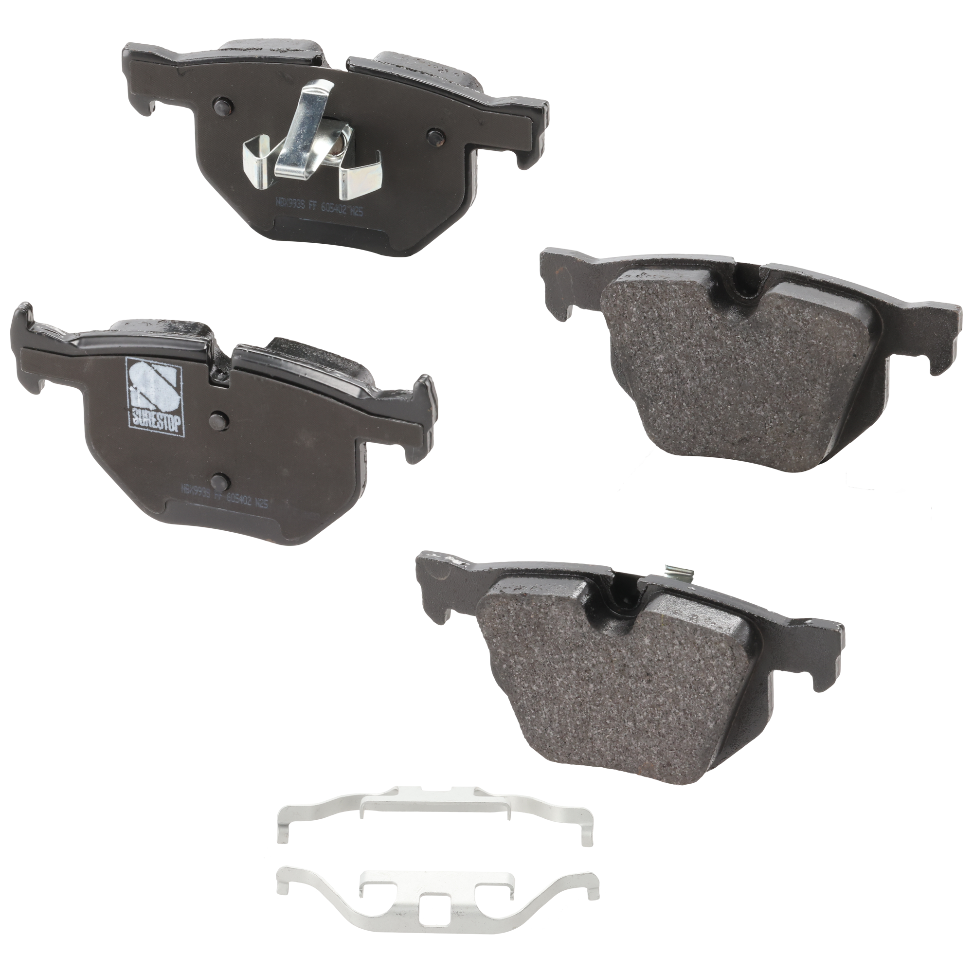 AM 330I 06-06-335I 07-13 X1-13-15 REAR BRAKE PAD SET 2 Wheel Set SKU STPSSCP1170 OEM 34216769105-34216775678-342167