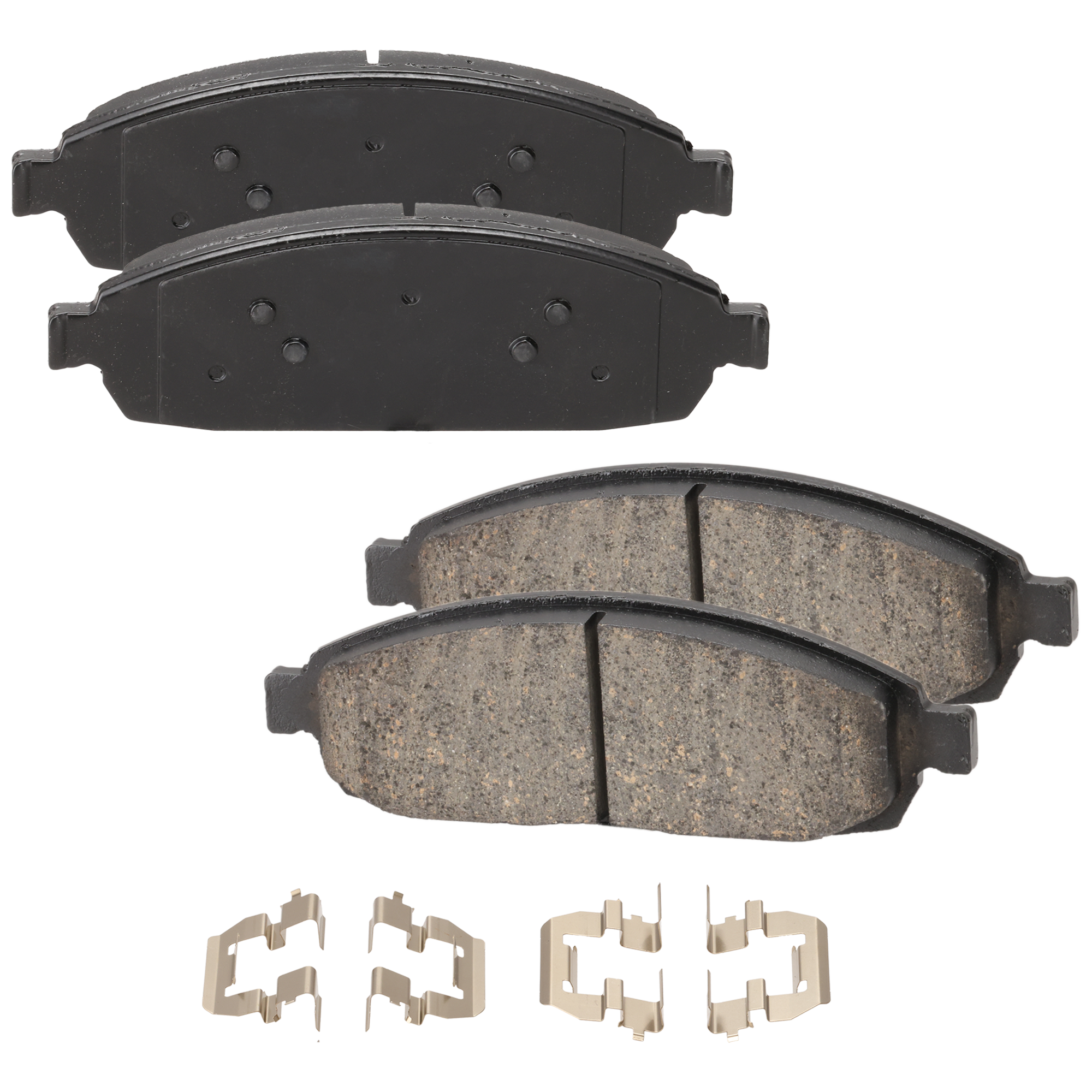 AM COMMANDER 06-10 GRAND CHEROKEE 05-10 FRONT BRAKE PAD SET 2 Wheel Set SKU STPSSCP1181 OEM 5080868AC