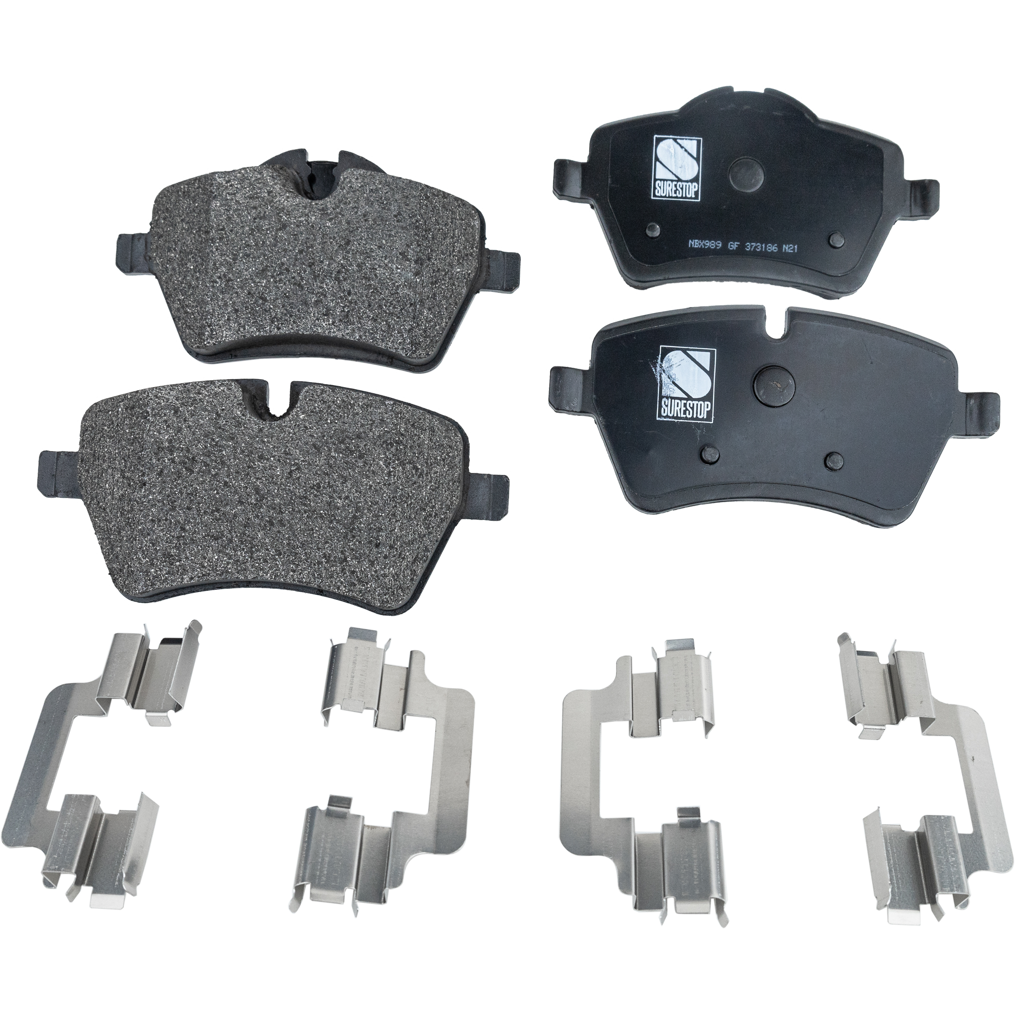 AM COOPER COUNTRYMAN 11-16 BRAKE PAD SET Front 2 Wheel Set SKU STPSSCP1204A OEM 34116770251-34116778320-341167