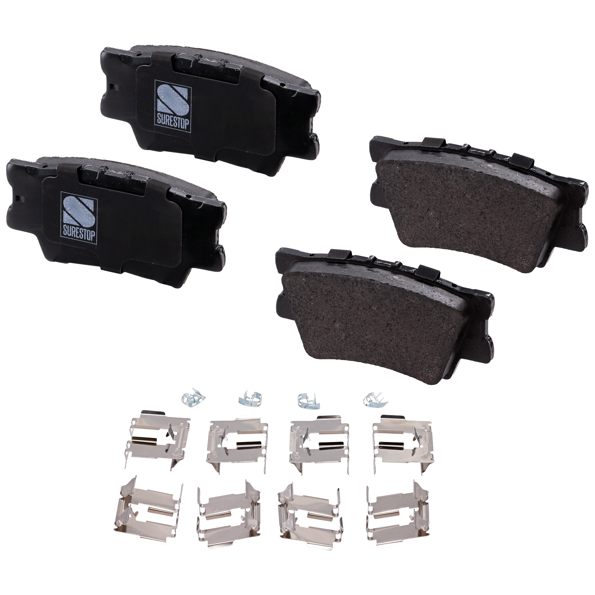 AM CAMRY 07-20 ES300H 13-18 REAR BRAKE PAD SET 2 Wheel Set SKU STPSSCP1212 OEM 0446602220-0446606060-04466060