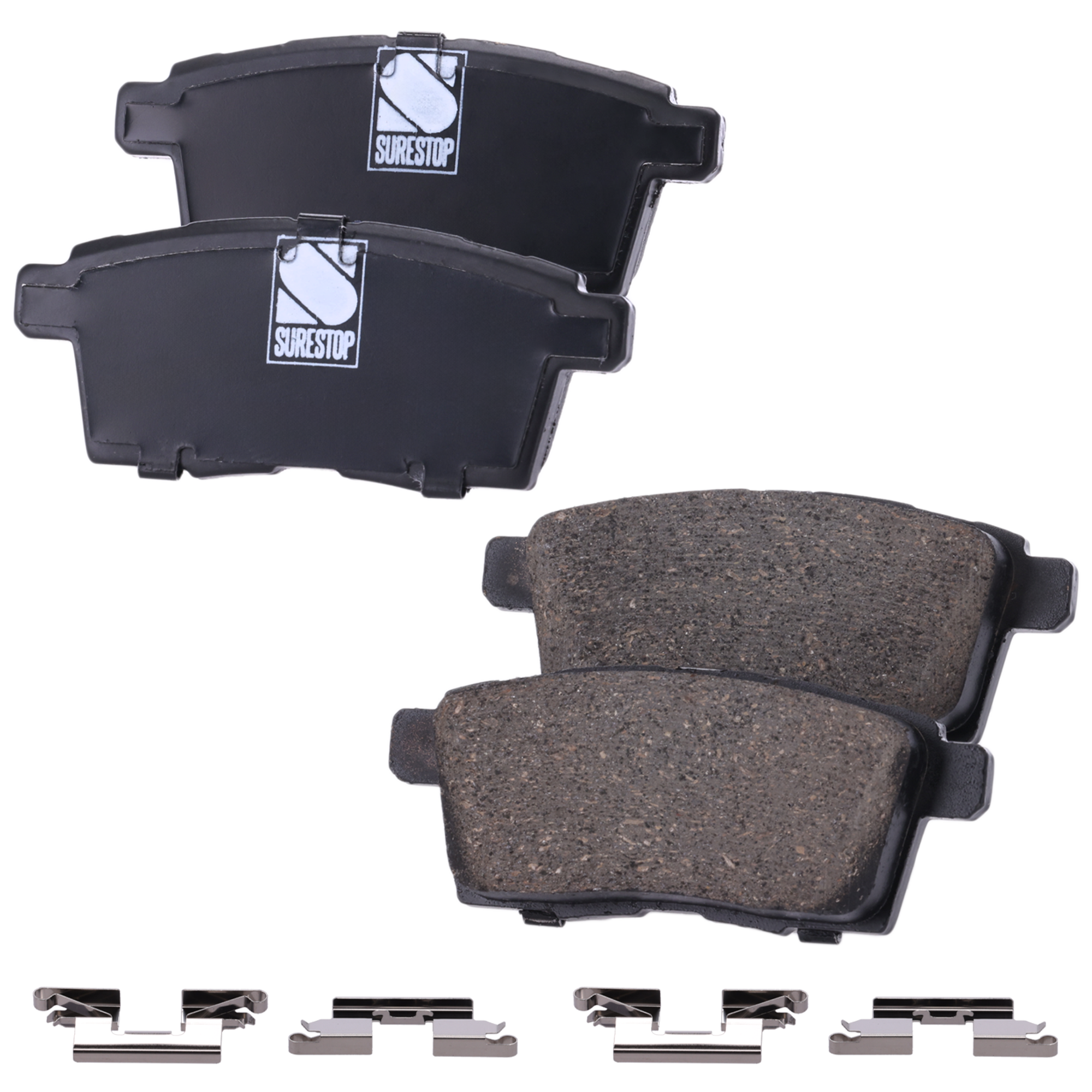 AM CX 9-07-15 CX 7-07-12 EDGE MKX 07-10 REAR BRAKE PAD SET 2 Wheel Set SKU STPSSCP1259 OEM 7T4Z2200A 8T4Z2200A L2Y62643Z