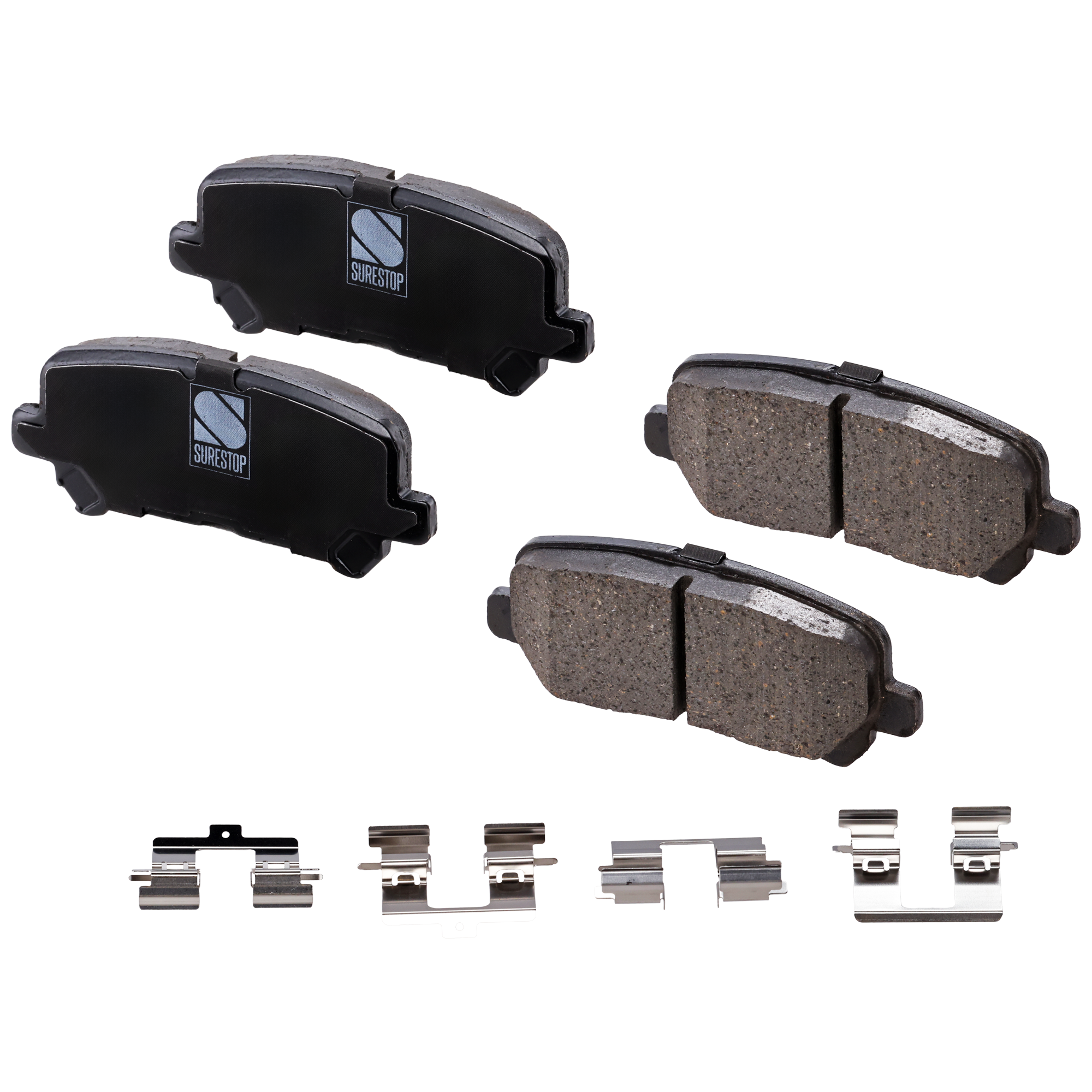 AM MDX 07-13 ODYSSEY 11-17 ZDX 10-13 PILOT 09-11 REAR BRAKE PAD SET 2 Wheel Set SKU STPSSCP1281 OEM 43022STXA00-43022STXA01-43022S