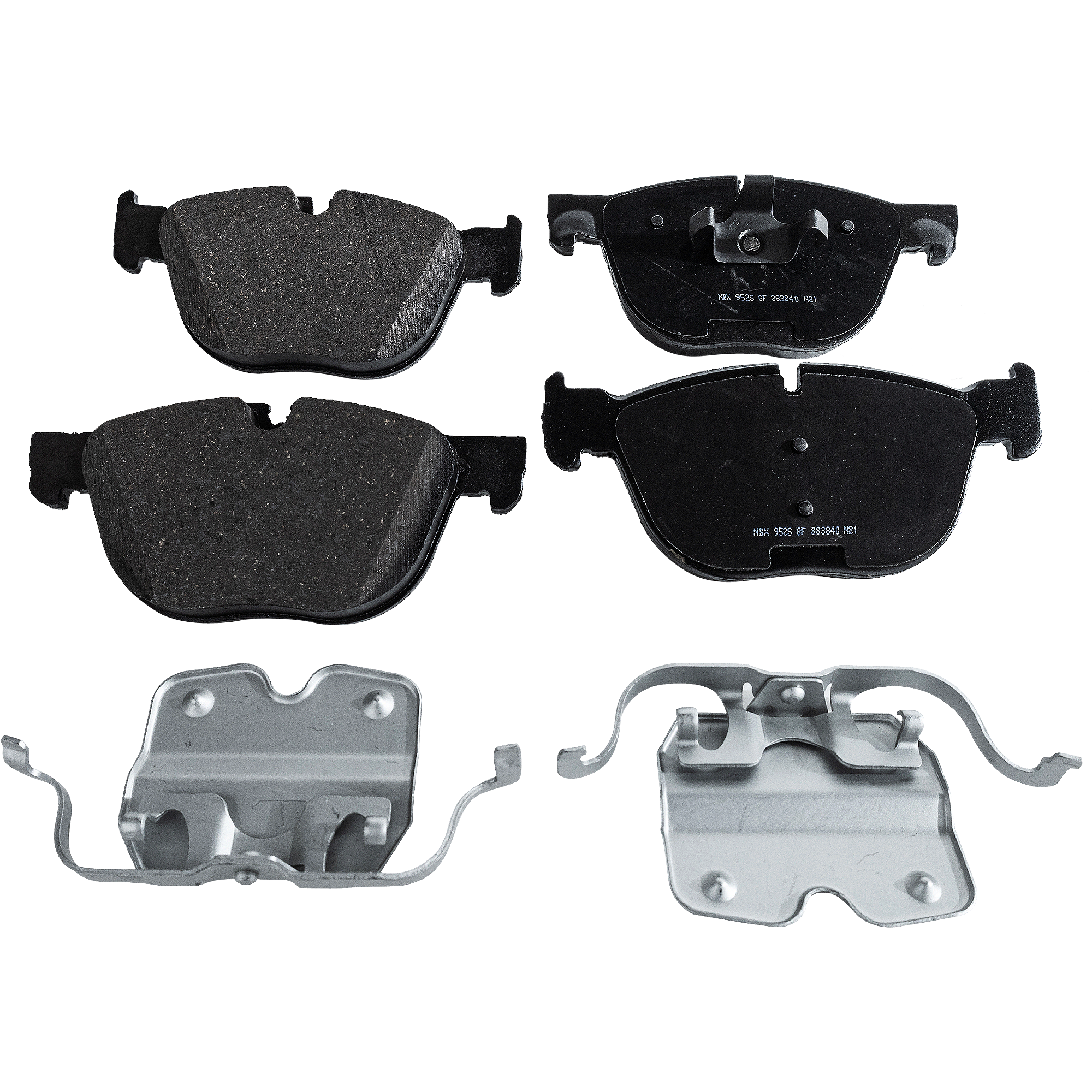 AM X SERIES 07-18 FRONT BRAKE PAD SET 2 Wheel Set SKU STPSSCP1294 OEM 34114074370-34116778403-341167