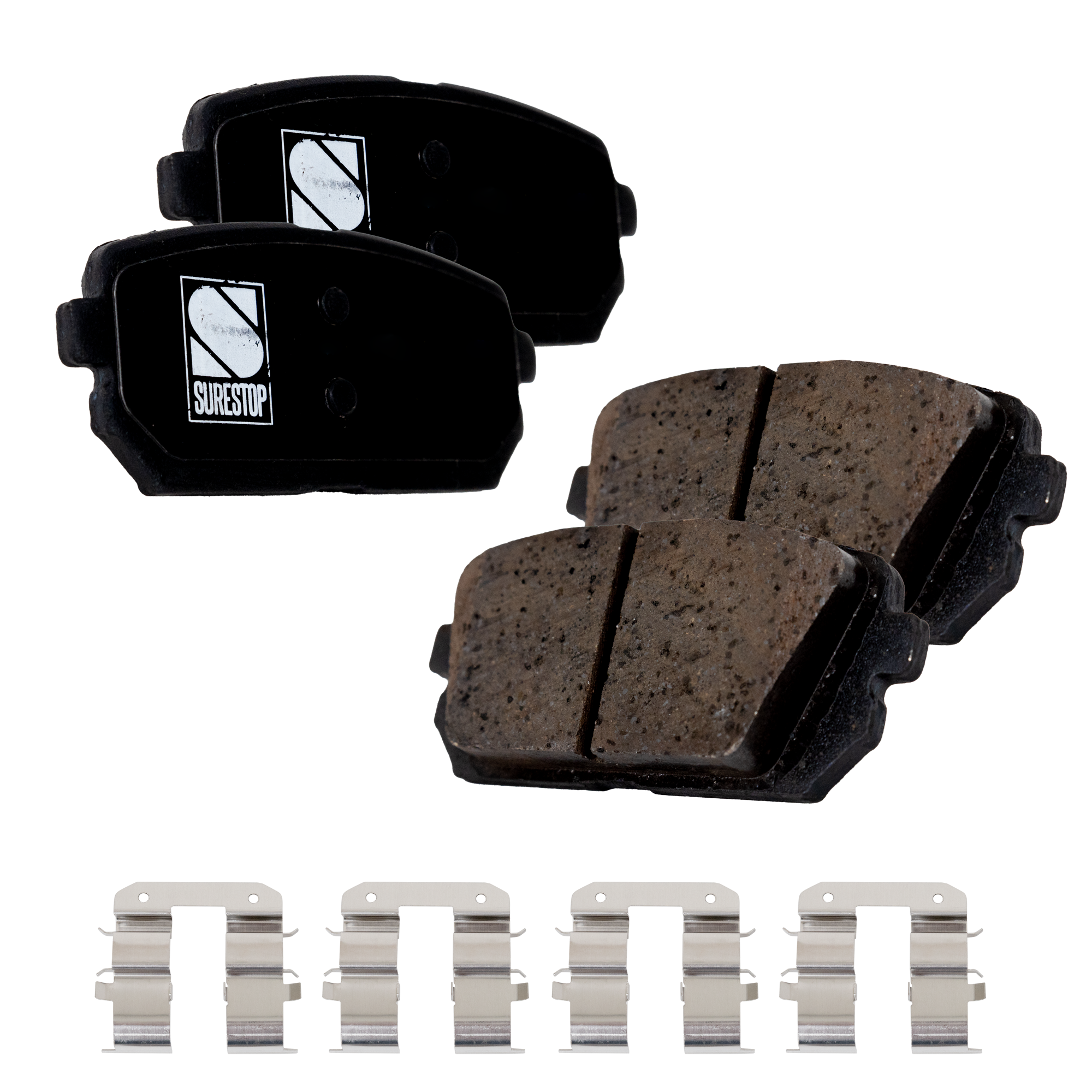 AM RONDO 07-10 REAR BRAKE PAD SET 2 Wheel Set SKU STPSSCP1296 OEM 583021DA00-583021DA01-583021DA