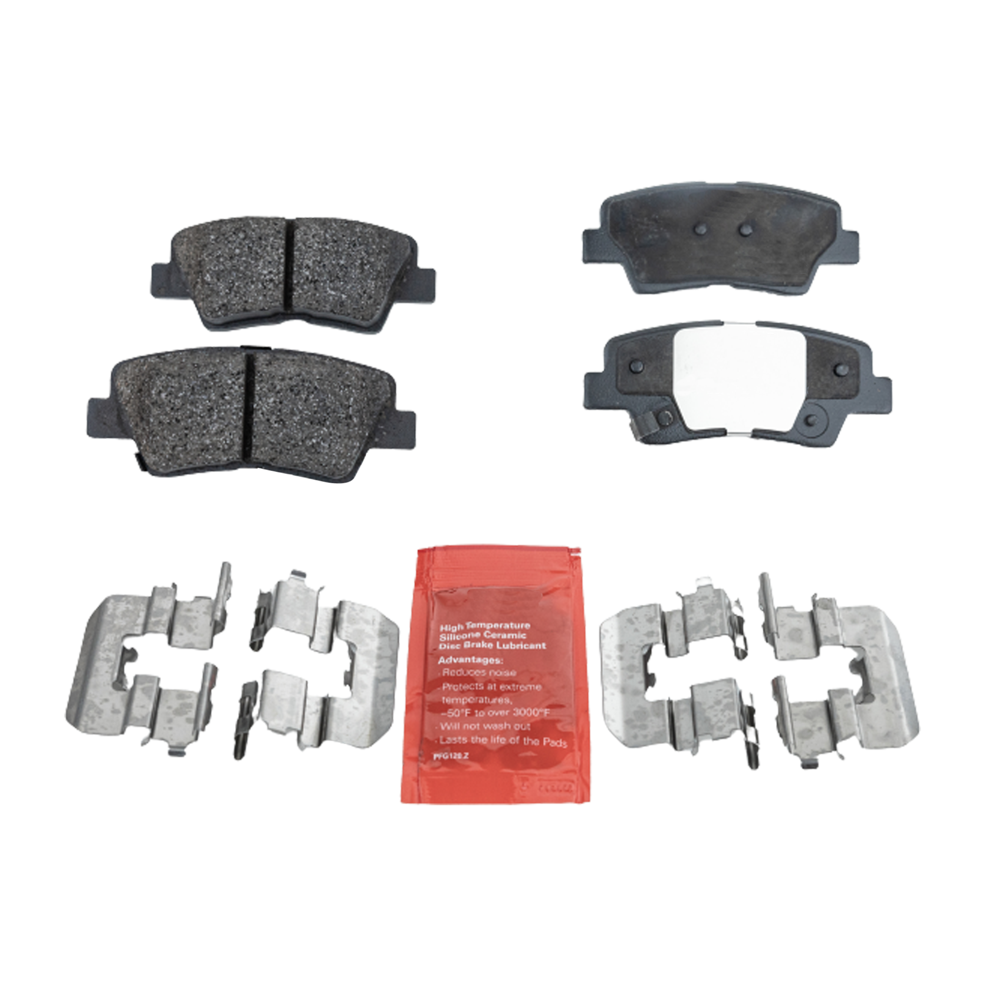 AM AMANTI 07-09 SOUL 10-13 SONATA 09-10 AZERA 10-11 REAR BRAKE PAD SET 2 Wheel Set SKU STPSSCP1313 OEM 583023FA01-583023FA02