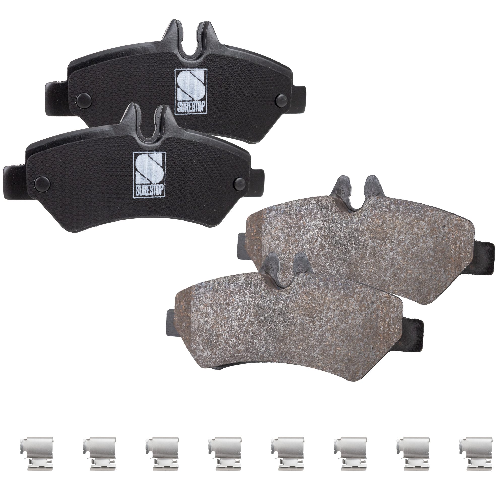 AM FREIGHTLINER SPRINTER 07-18 REAR BRAKE PAD SET 2 Wheel Set SKU STPSSCP1317 OEM 0044206920-0084205120-4862602A