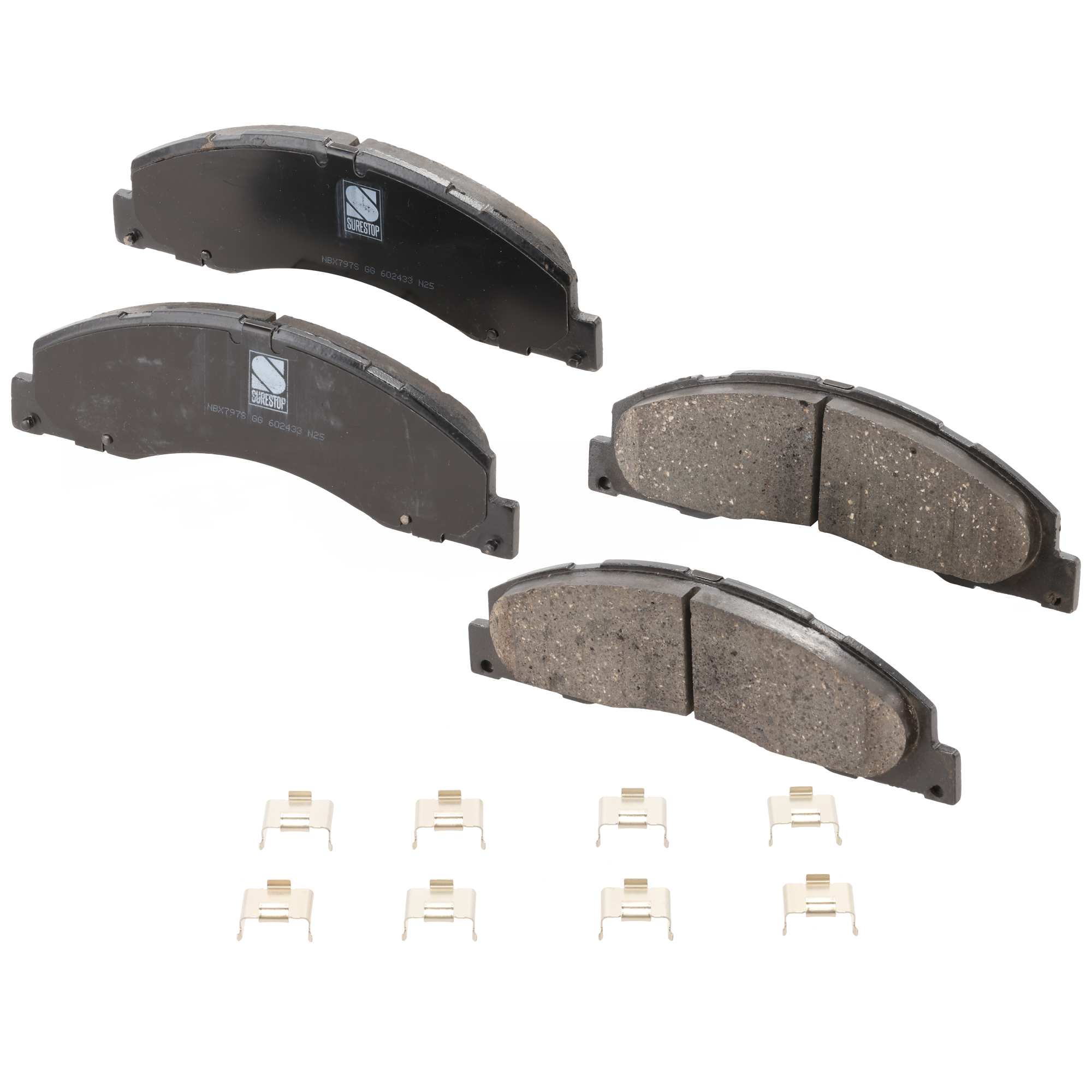 AM E 350 E 450 SUPER DUTY 08-22 FRONT BRAKE PAD SET 2 Wheel Set SKU STPSSCP1328 OEM 8C2Z2001C