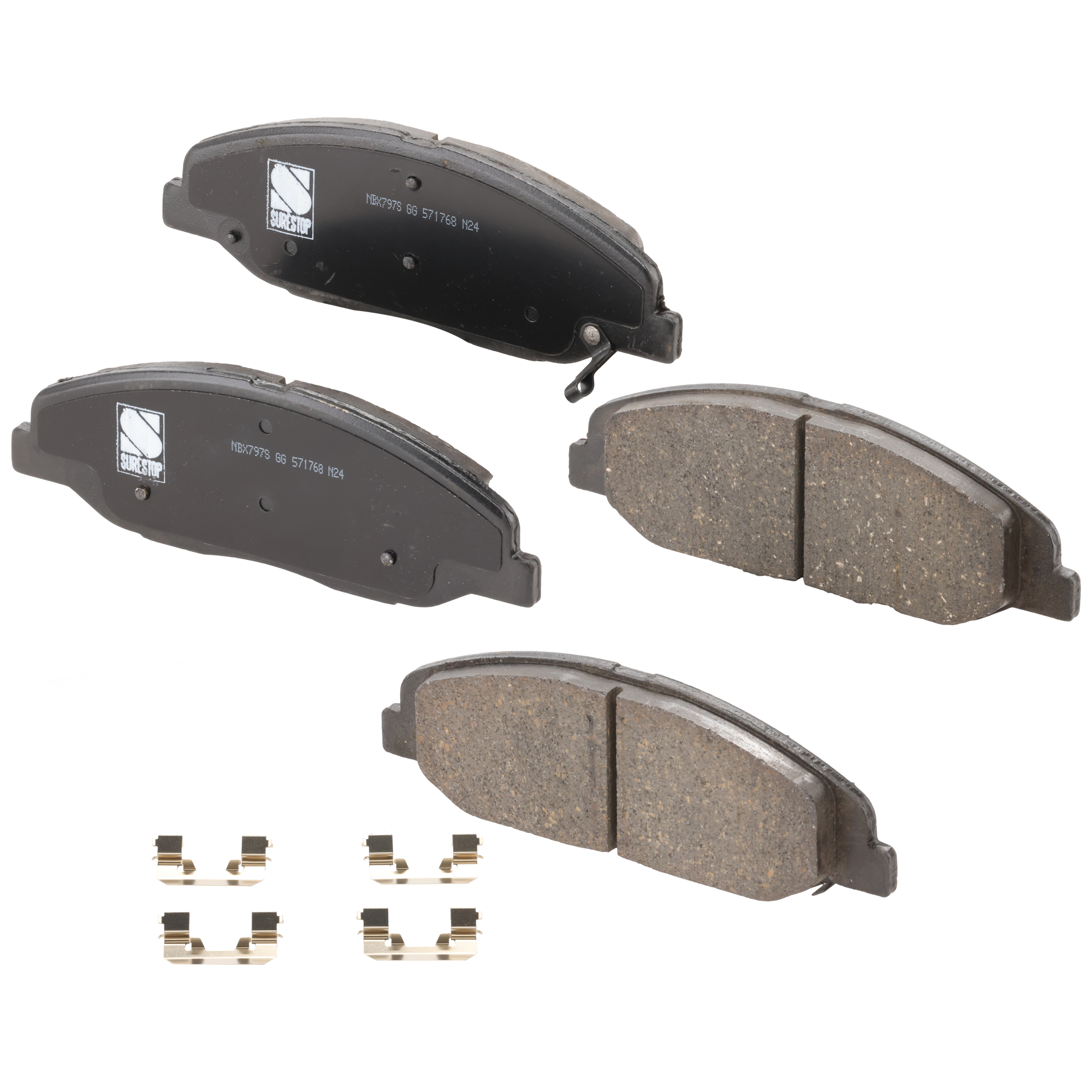 AM CTS 08-14 FRONT BRAKE PAD SET 2 Wheel Set SKU STPSSCP1332 OEM 22825195-25814699