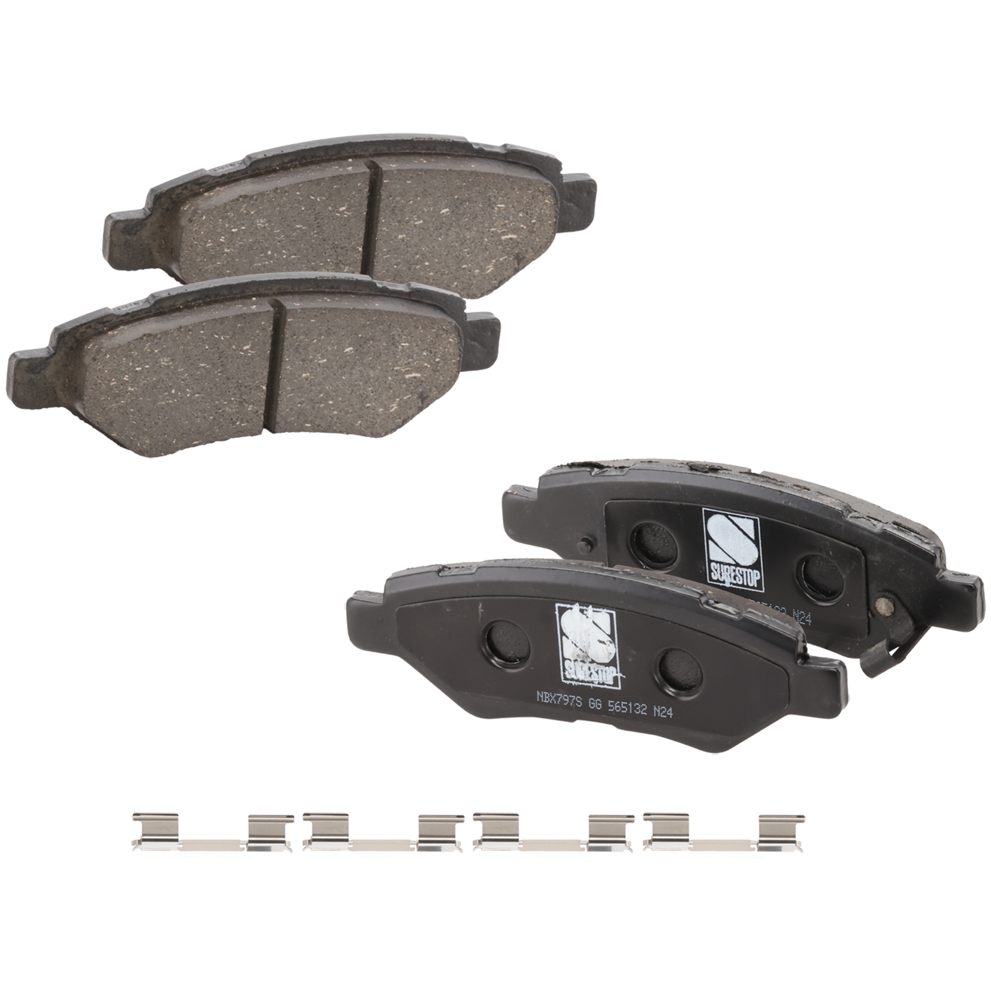 AM CTS 08-14 SRX 10-16 REAR BRAKE PAD SET 2 Wheel Set SKU STPSSCP1337 OEM 20876917-20916095-20962994-258