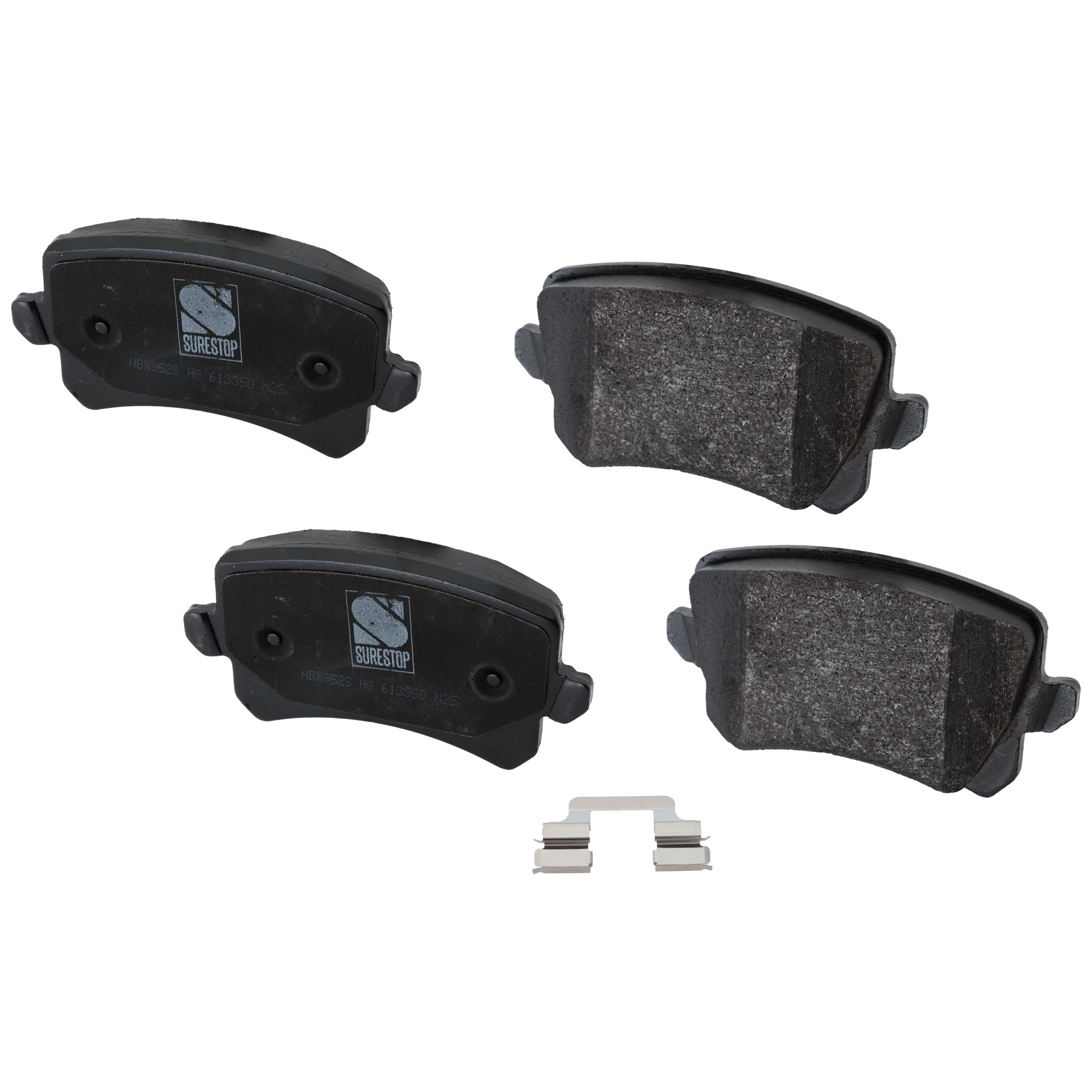 AM Q3 Q3 QUATTRO 15-15 A6-10-11 REAR BRAKE PAD SET 2 Wheel Set SKU STPSSCP1348 OEM 3AA698451-3AA698451A 3C0698451