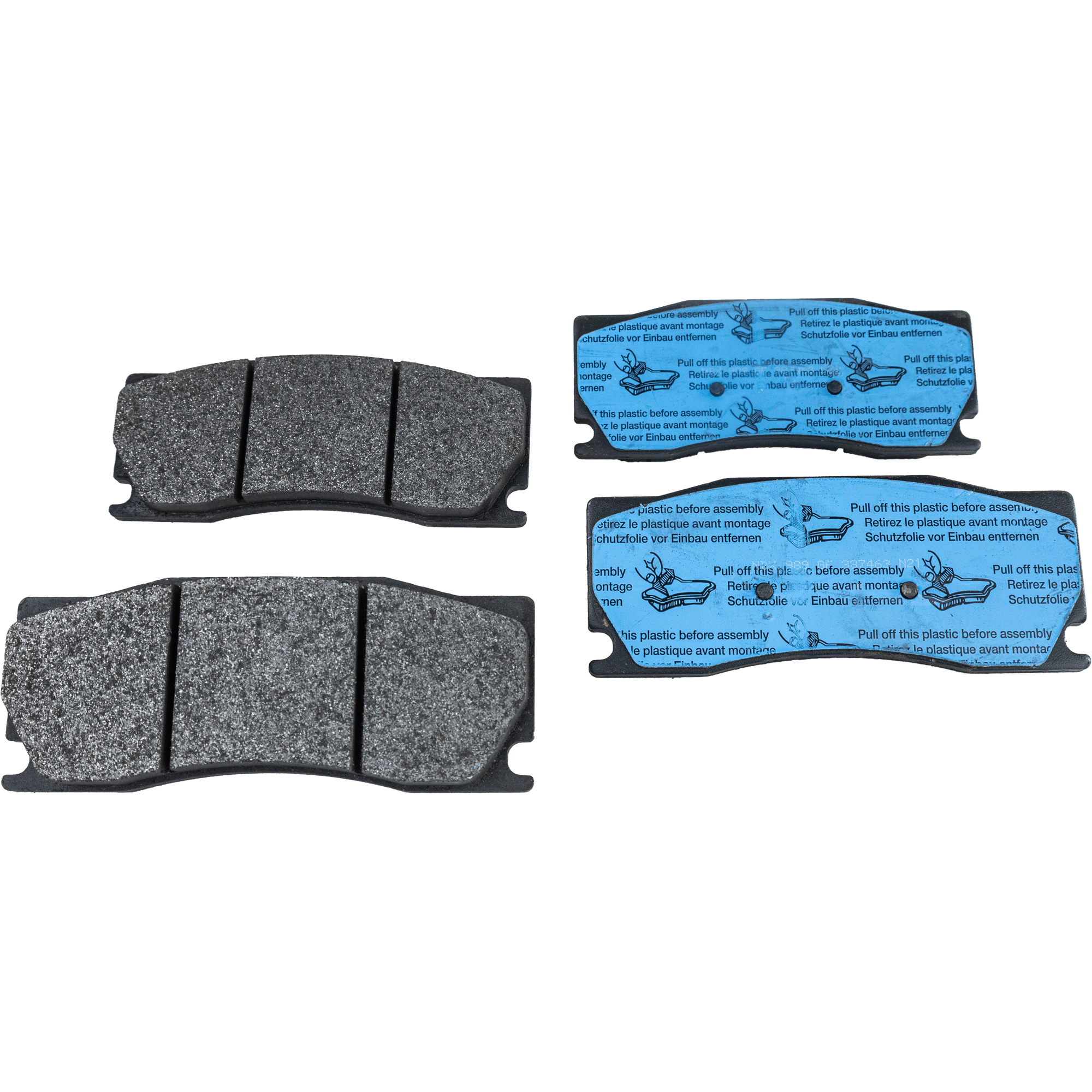 AM XKR 08-09 BRAKE PAD SET Front 2 Wheel Set SKU STPSSCP1355 OEM C2P15991