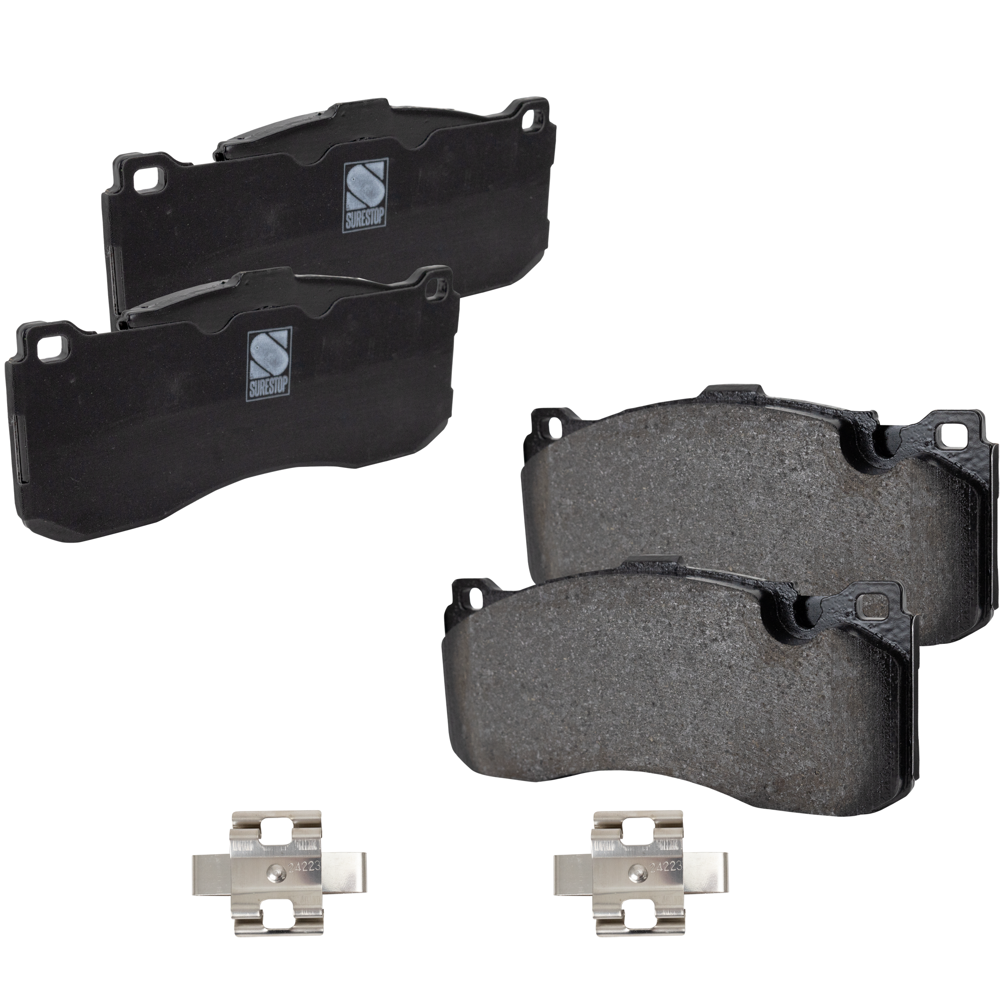 AM 135I 08-13 COOPER 13-13 FRONT BRAKE PAD SET 2 Wheel Set SKU STPSSCP1371 OEM 34106860642-34116786044-341167