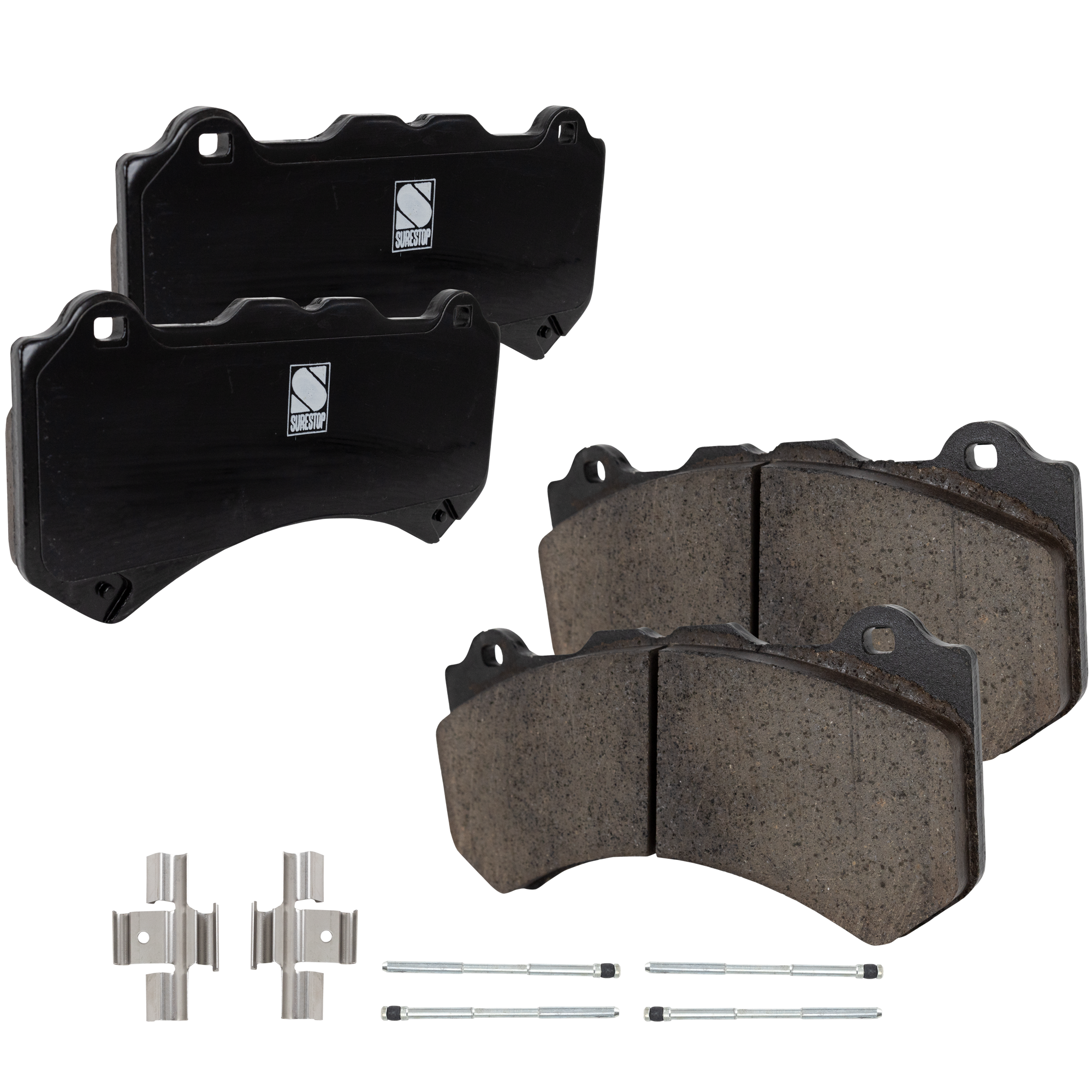 AM GT R 09-14 BRAKE PAD SET Front 2 Wheel Set SKU STPSSCP1382 OEM 107859013 D1060JF20B D1060JF20