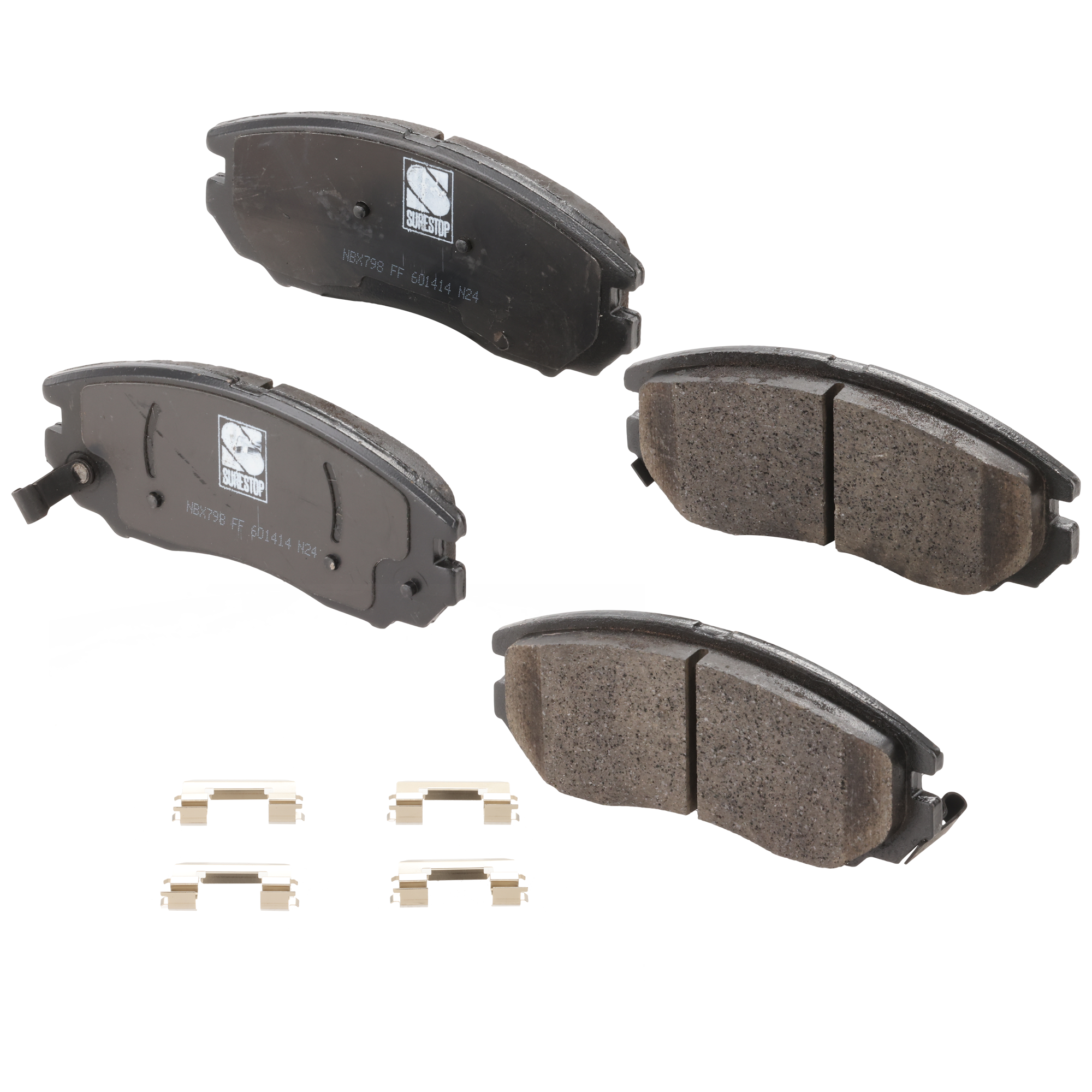 AM IMPALA 20-20 MALIBU 13-15 FRONT BRAKE PAD SET 2 Wheel Set SKU STPSSCP1421 OEM 13237750-13237753-13312895-208
