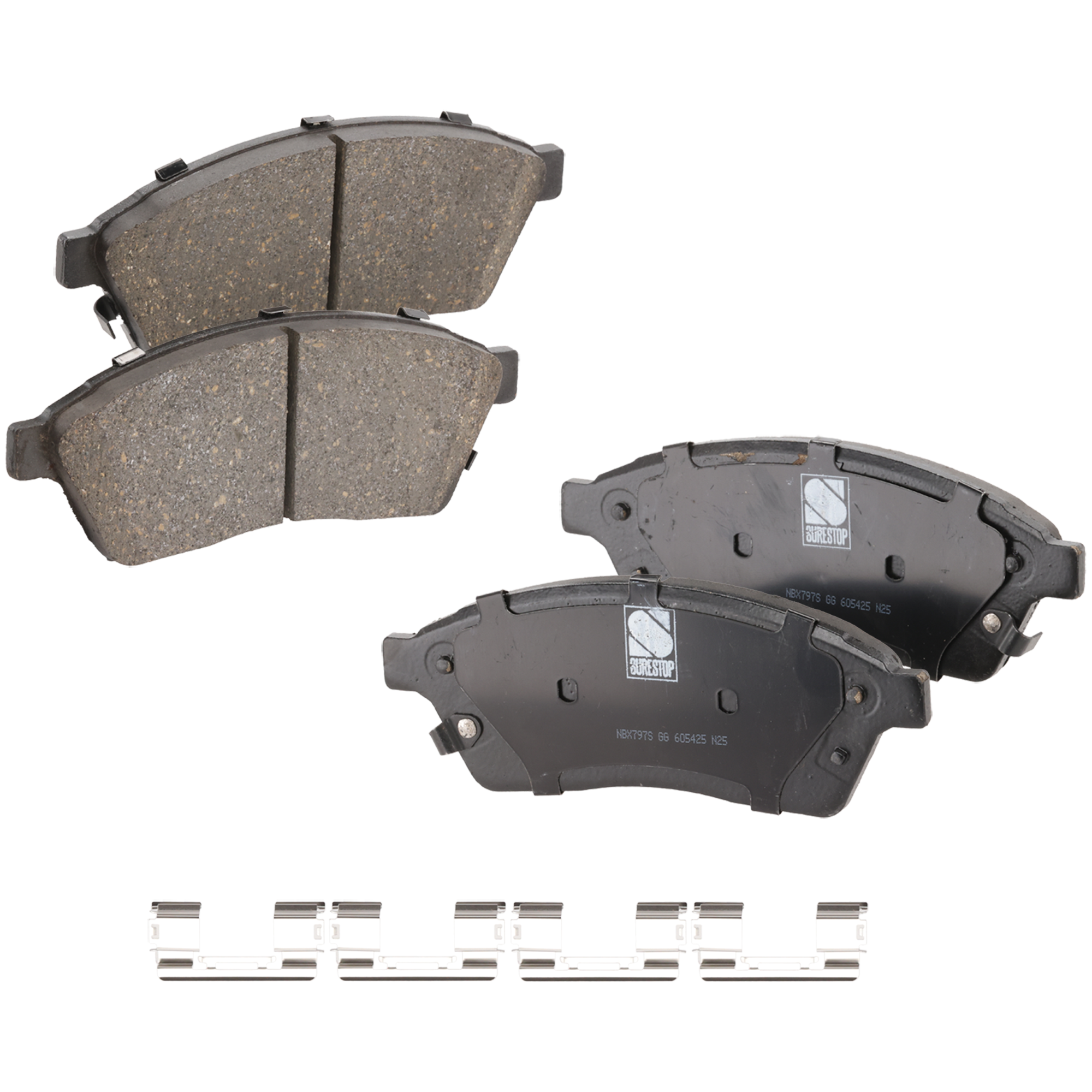 AM SRX 10-16 FRONT BRAKE PAD SET 2 Wheel Set SKU STPSSCP1422 OEM 20872587-20887798-20941707-209
