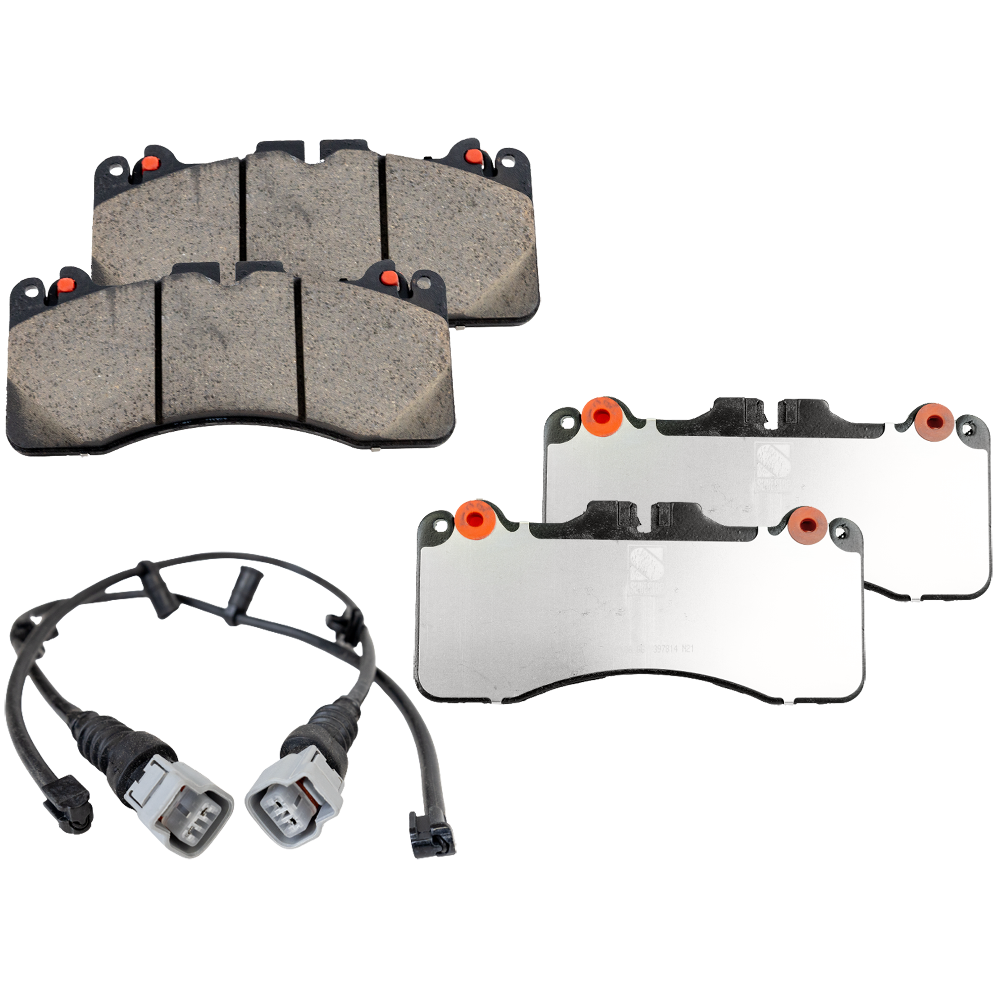 AM LS460-10-17 RC F 15-20 FRONT BRAKE PAD SET 2 Wheel Set SKU STPSSCP1440 OEM 044650W150-044650W151-044650W1