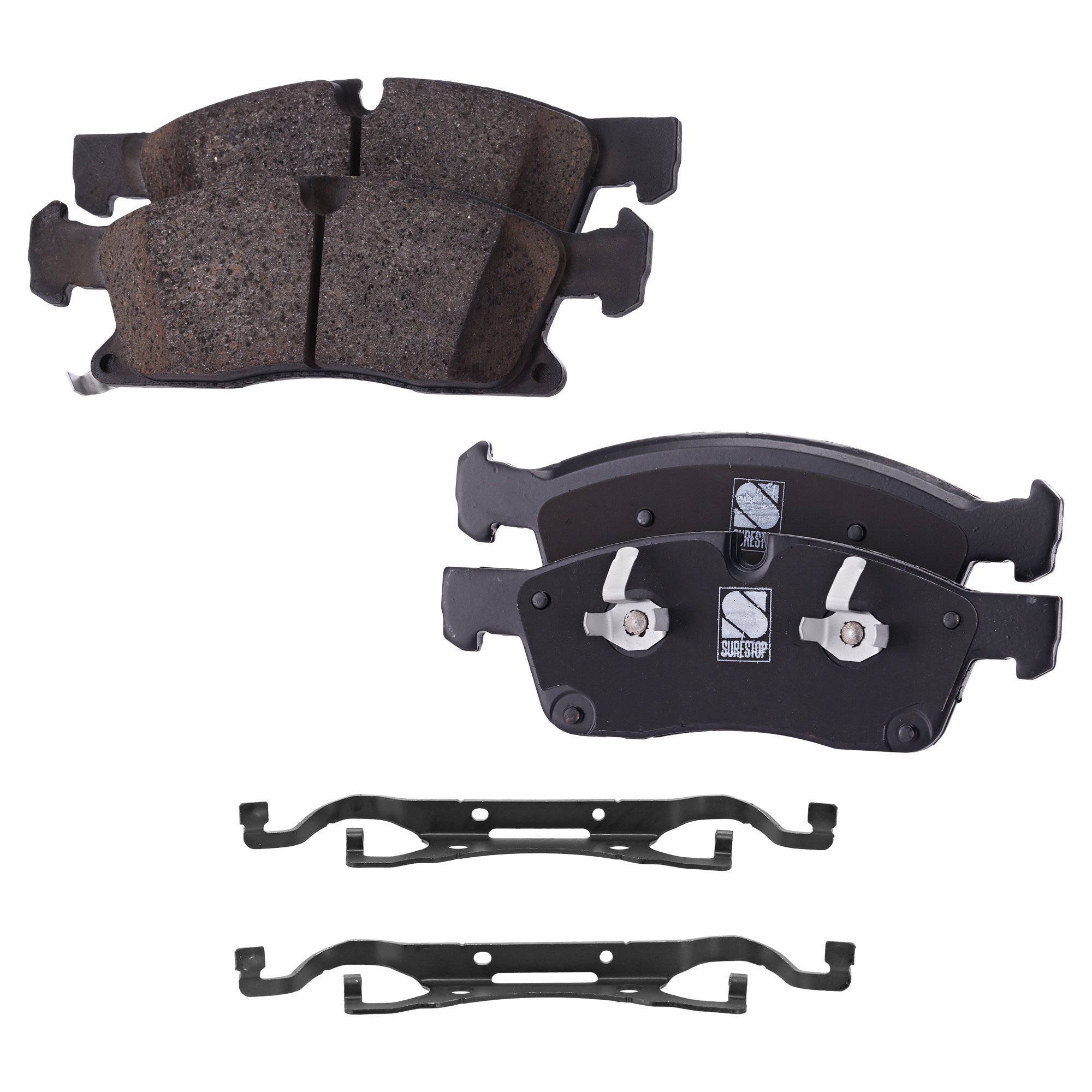AM DURANGO GRAND CHEROKEE 11-16 FRONT BRAKE PAD SET 2 Wheel Set SKU STPSSCP1455 OEM 68052369AA