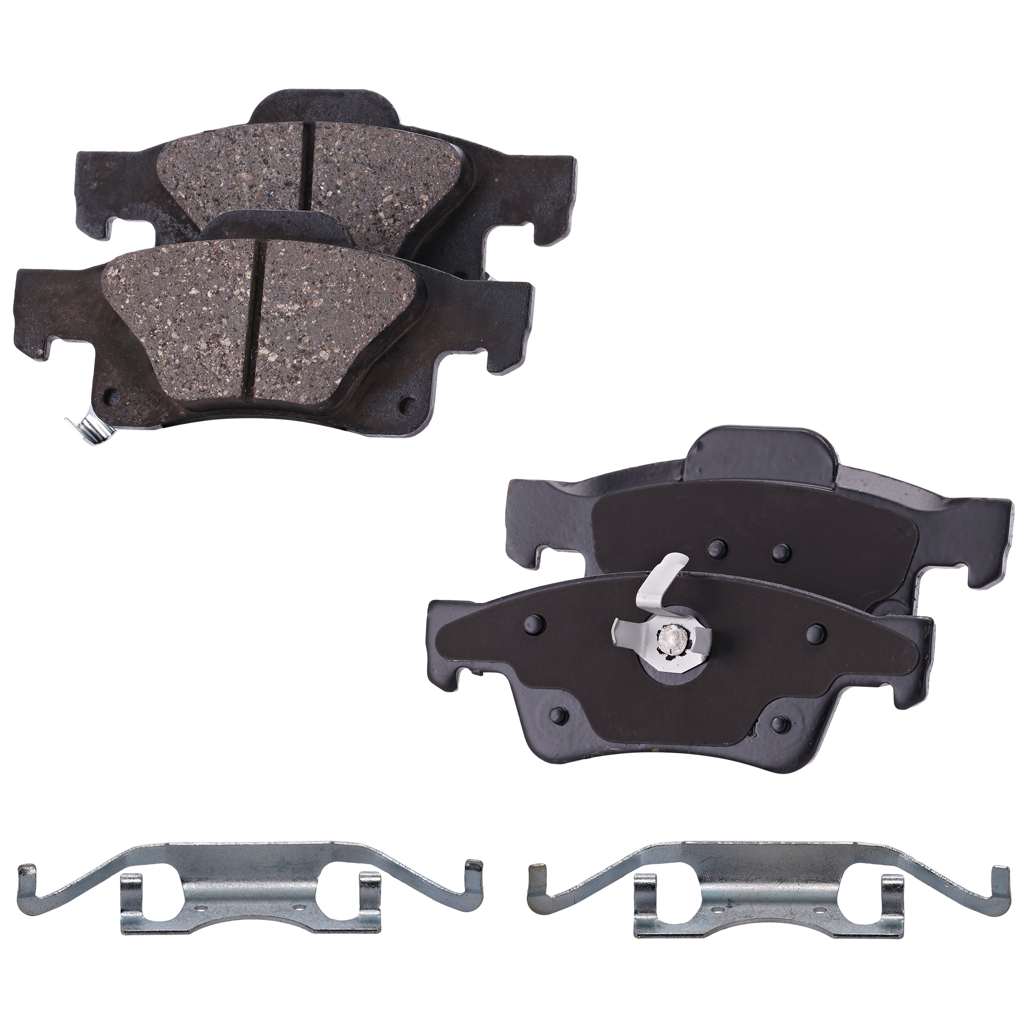AM DURANGO GRAND CHEROKEE 11-20 REAR BRAKE PAD SET 2 Wheel Set SKU STPSSCP1498 OEM 68052386AA 68516694AB
