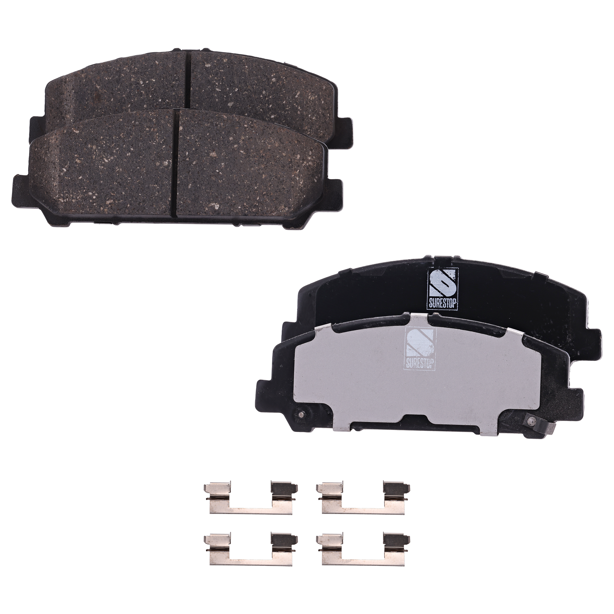 AM ARMADA 07-22 TITAN 08-22 FRONT BRAKE PAD SET 2 Wheel Set SKU STPSSCP1509 OEM 5521082Z30-5521082Z31-5521082Z