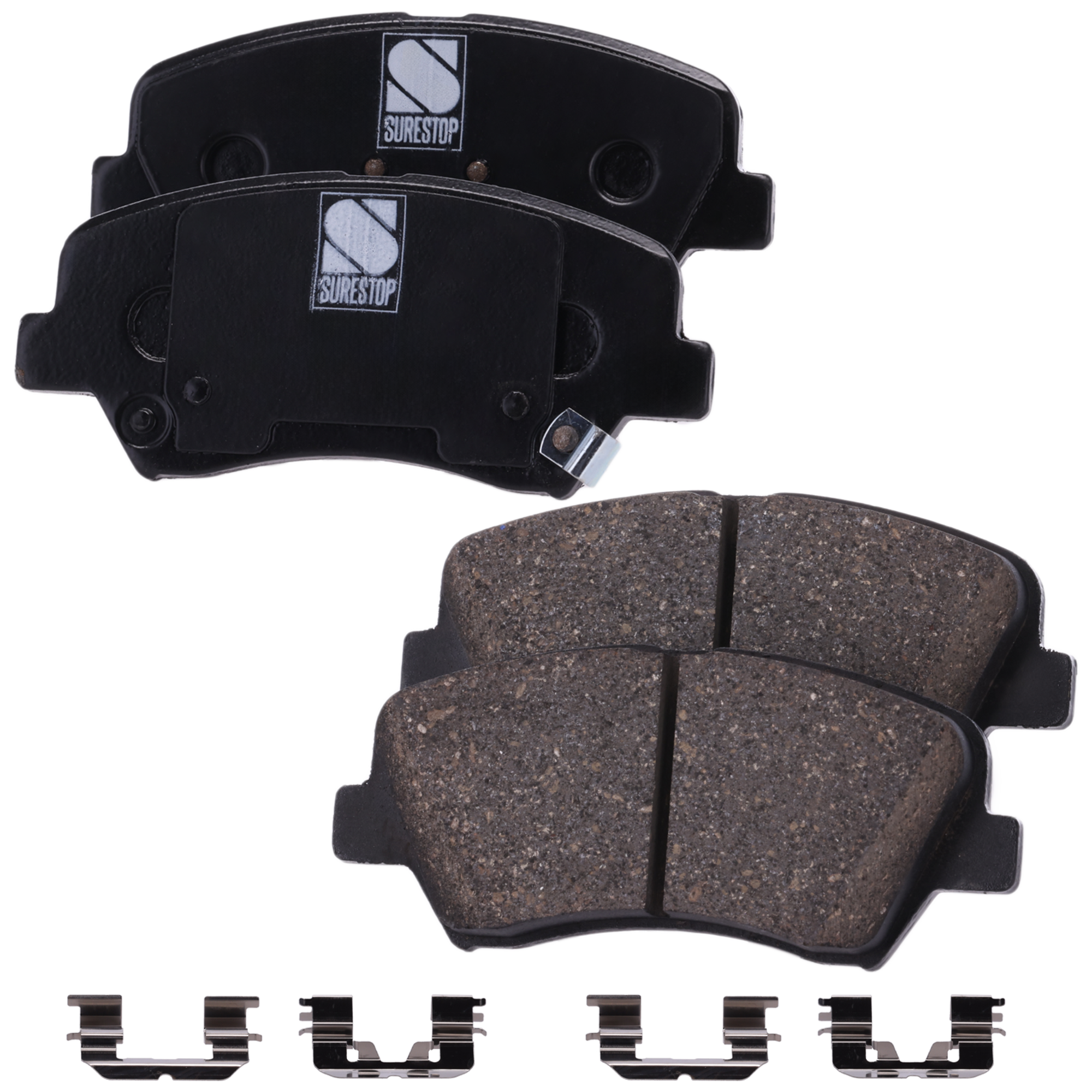 AM ELANTRA 11-16 FORTE 14-16 FRONT BRAKE PAD SET 2 Wheel Set SKU STPSSCP1543 OEM 581012KA20-581012VA50-581012VA