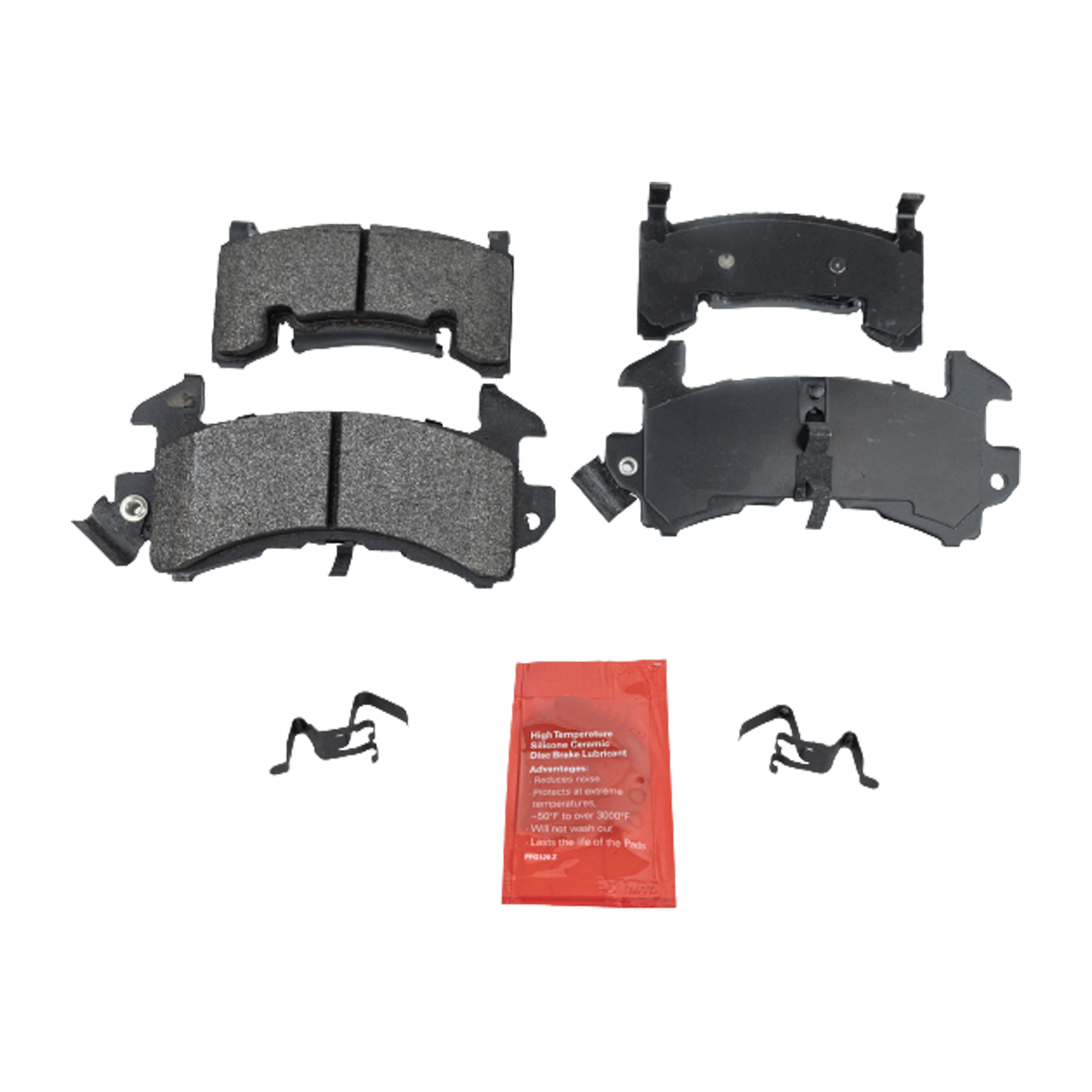AM CAMARO FIREBIRD 85-92 FRONT BRAKE PAD SET 2 Wheel Set SKU STPSSCP154 OEM 1155098-1155444-12300210-12300