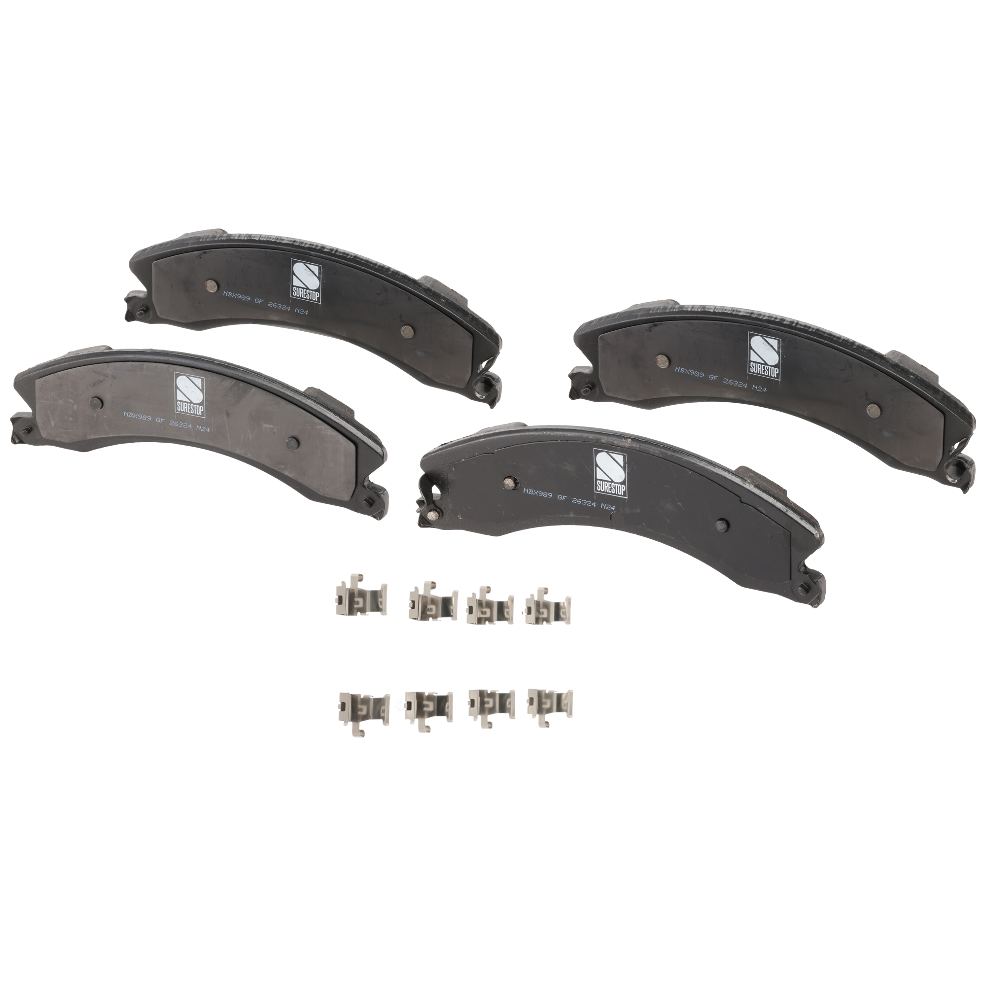 AM NV SERIES FULL SIZE VAN 12-21 REAR BRAKE PAD SET 2 Wheel Set SKU STPSSCP1565A OEM D40601PA0A D40601PA1A