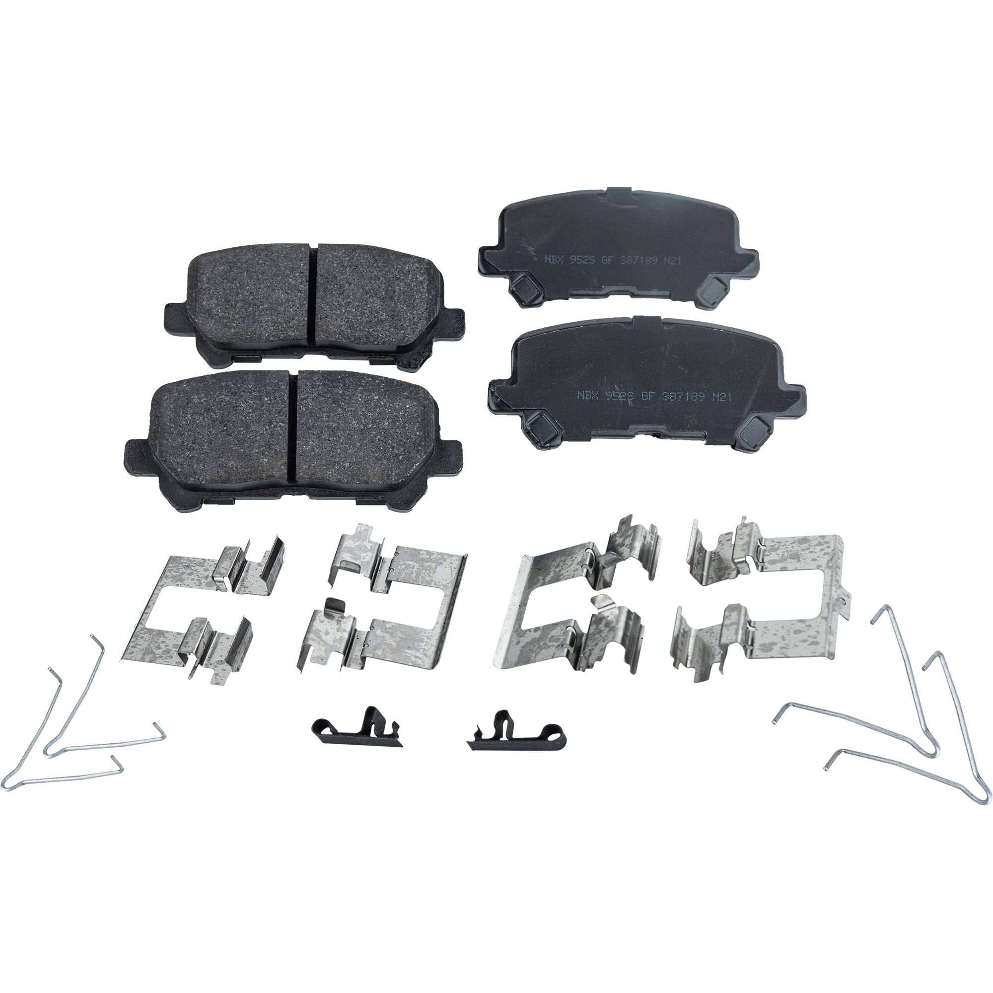 AM PILOT 12-22 MDX 14-16 RIDGELINE 17-20 PASSPORT 19-21 REAR BRAKE PAD SET 2 Wheel Set SKU STPSSCP1585 OEM 43022SZAA10-43022SZAA11