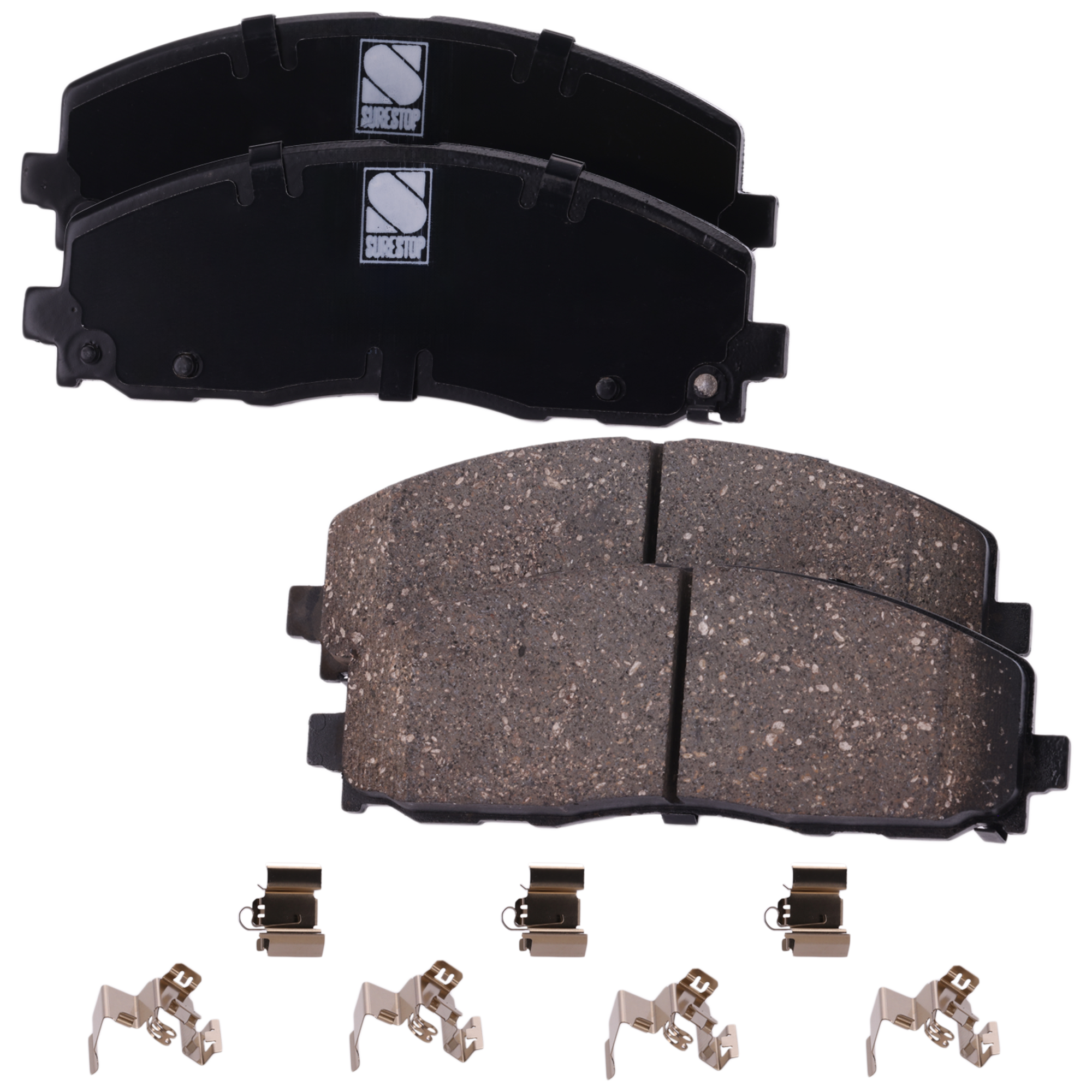 AM GRAND CARAVAN JOURNEY 12-20 FRONT BRAKE PAD SET 2 Wheel Set SKU STPSSCP1589 OEM 68144163AA 68144163AB 68144163
