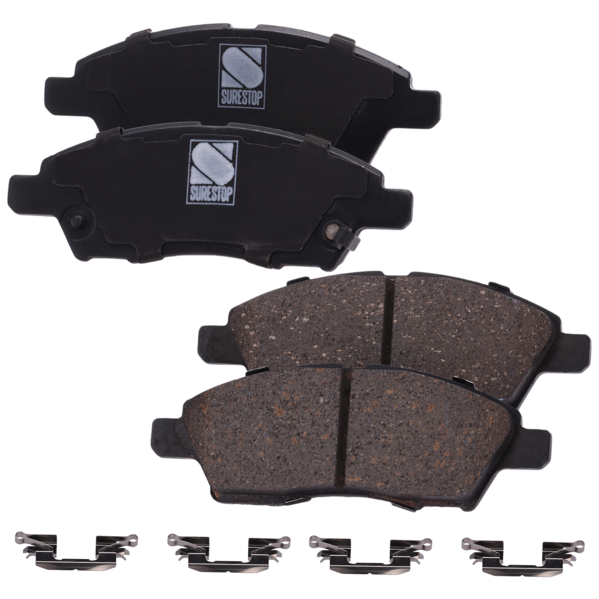 AM VERSA 12-19 FRONT BRAKE PAD SET 2 Wheel Set SKU STPSSCP1592 OEM 41060ED525C107 D10601HL0B