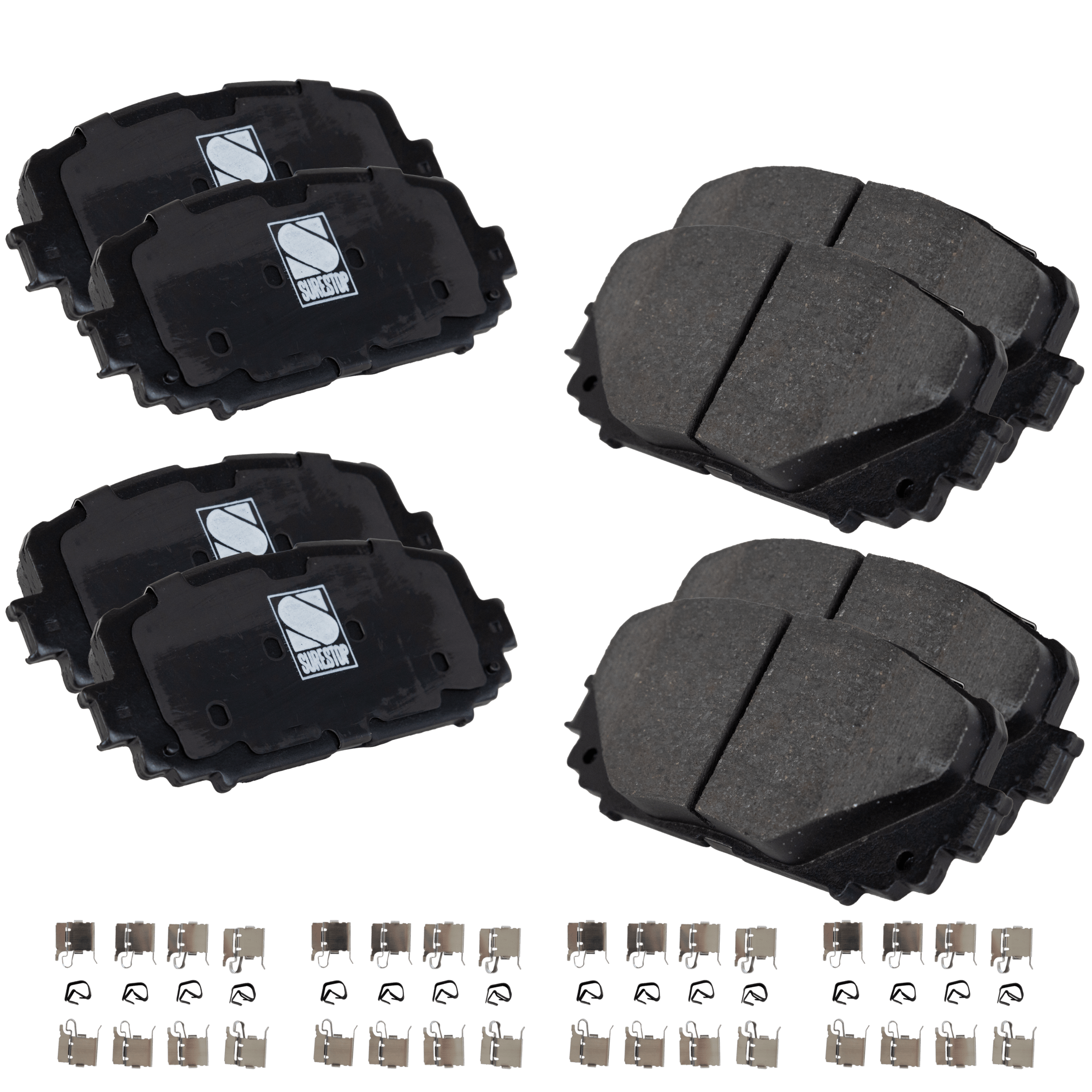 AM YARIS 12-18 BRAKE PAD SET Front 2 Wheel Set SKU STPSSCP1628 OEM 0446552310