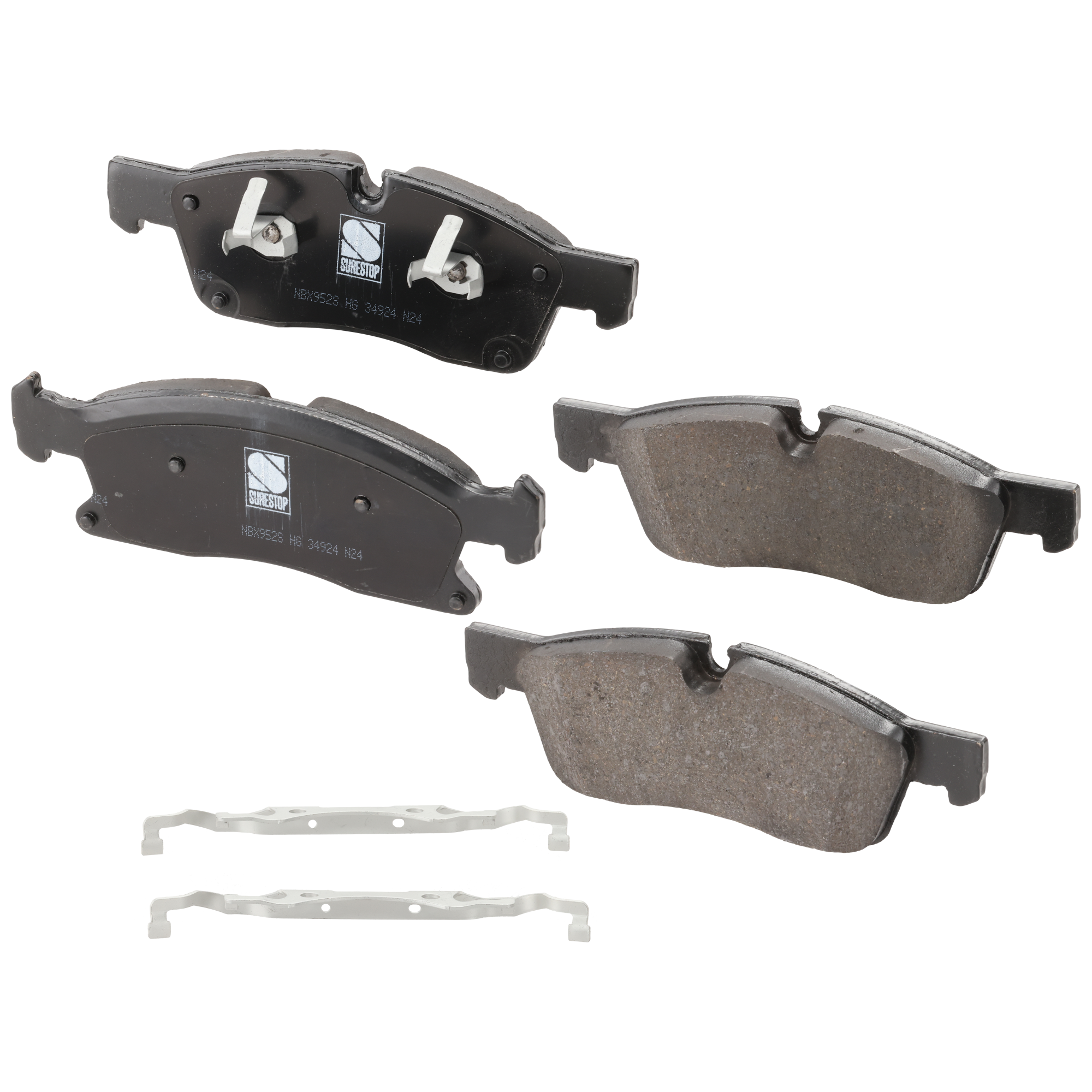 AM DURANGO 12-15 GRAND CHEROKEE 13-15 FRONT BRAKE PAD SET 2 Wheel Set SKU STPSSCP1629A OEM 0064203820-0074208020-68052370