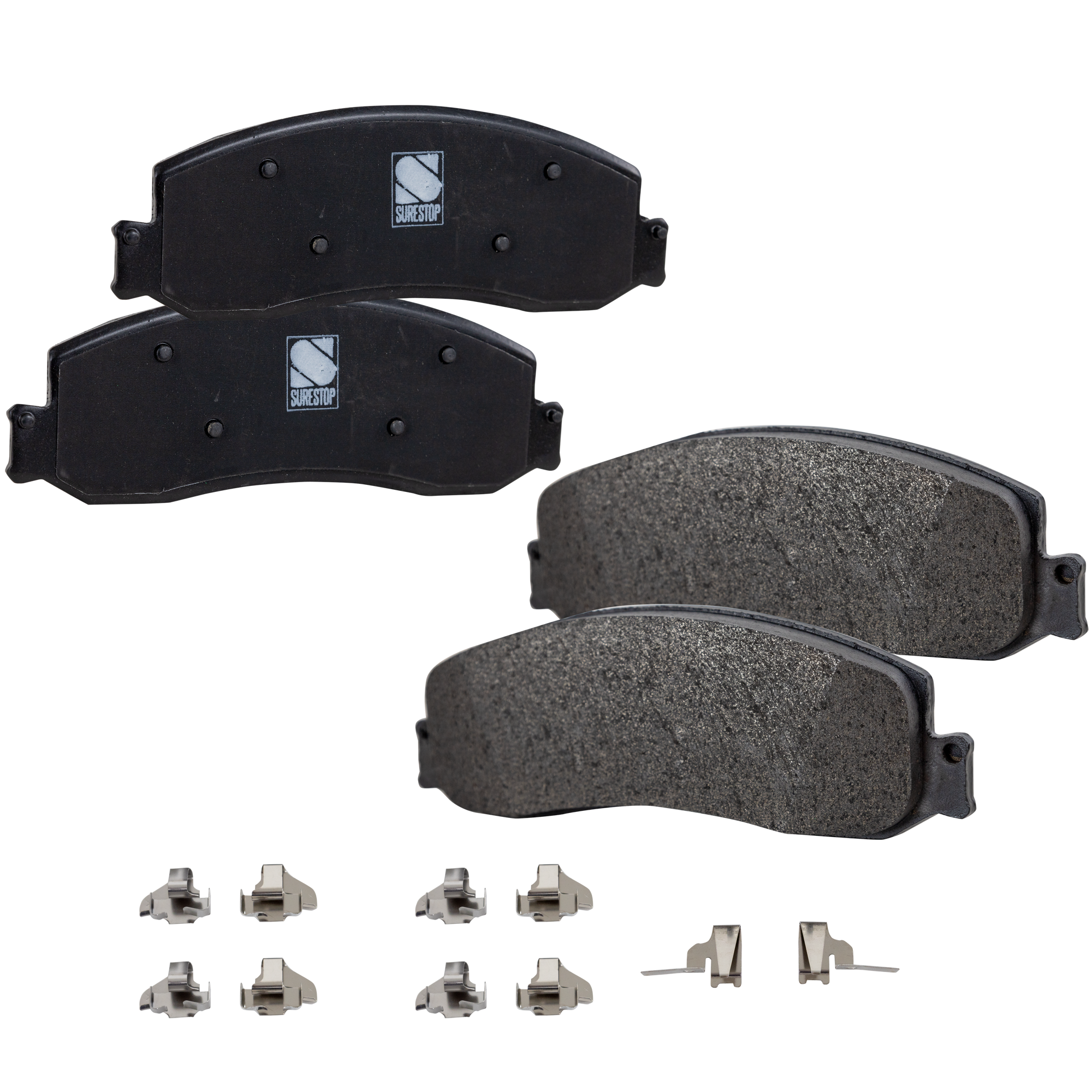 AM F 450 SUPER DUTY 12-12 FRONT BRAKE PAD SET 2 Wheel Set =Rear SKU STPSSCP1631 OEM BC3Z2001D BC3Z2001F