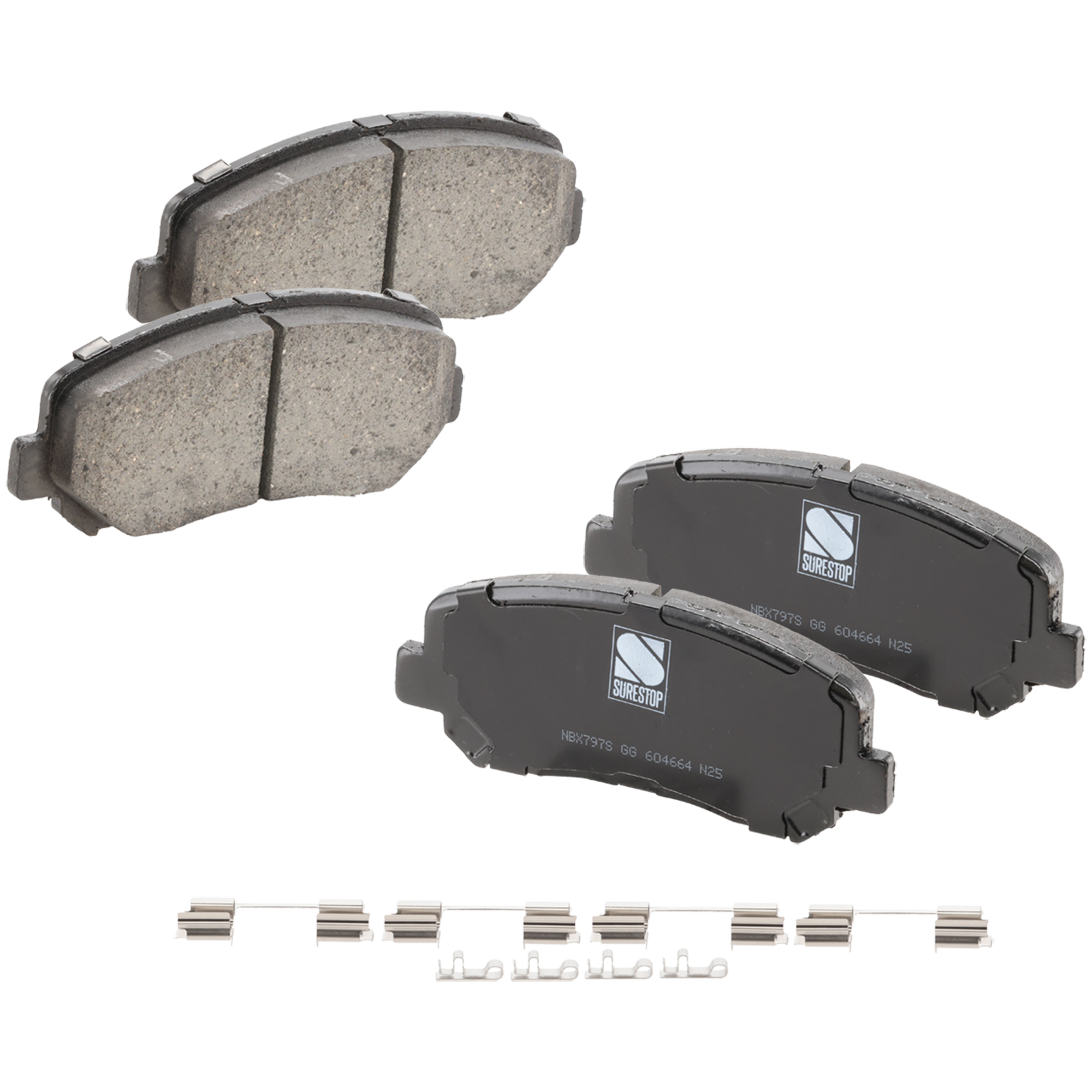 AM DART 13-13 FRONT BRAKE PAD SET 2 Wheel Set SKU STPSSCP1640 OEM 68160695AA 68160695AC 68233857
