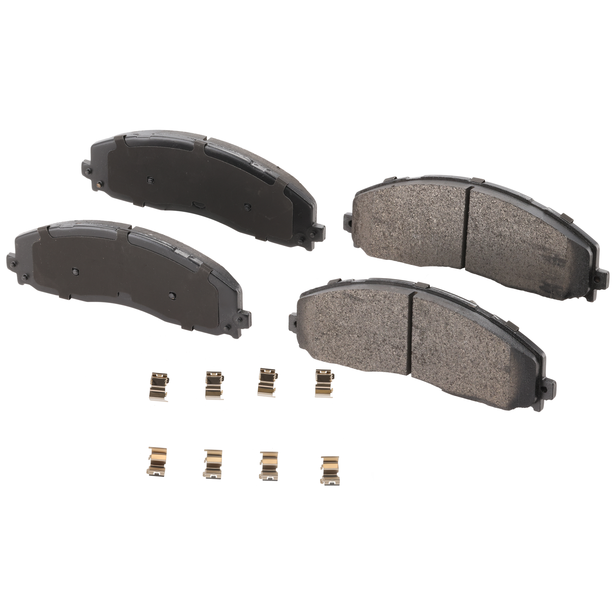AM F SERIES SUPER DUTY PICKUP 13-23 FRONT BRAKE PAD SET 2 Wheel Set SKU STPSSCP1680 OEM DC3Z2001A DC3Z2001B DC3Z2001C