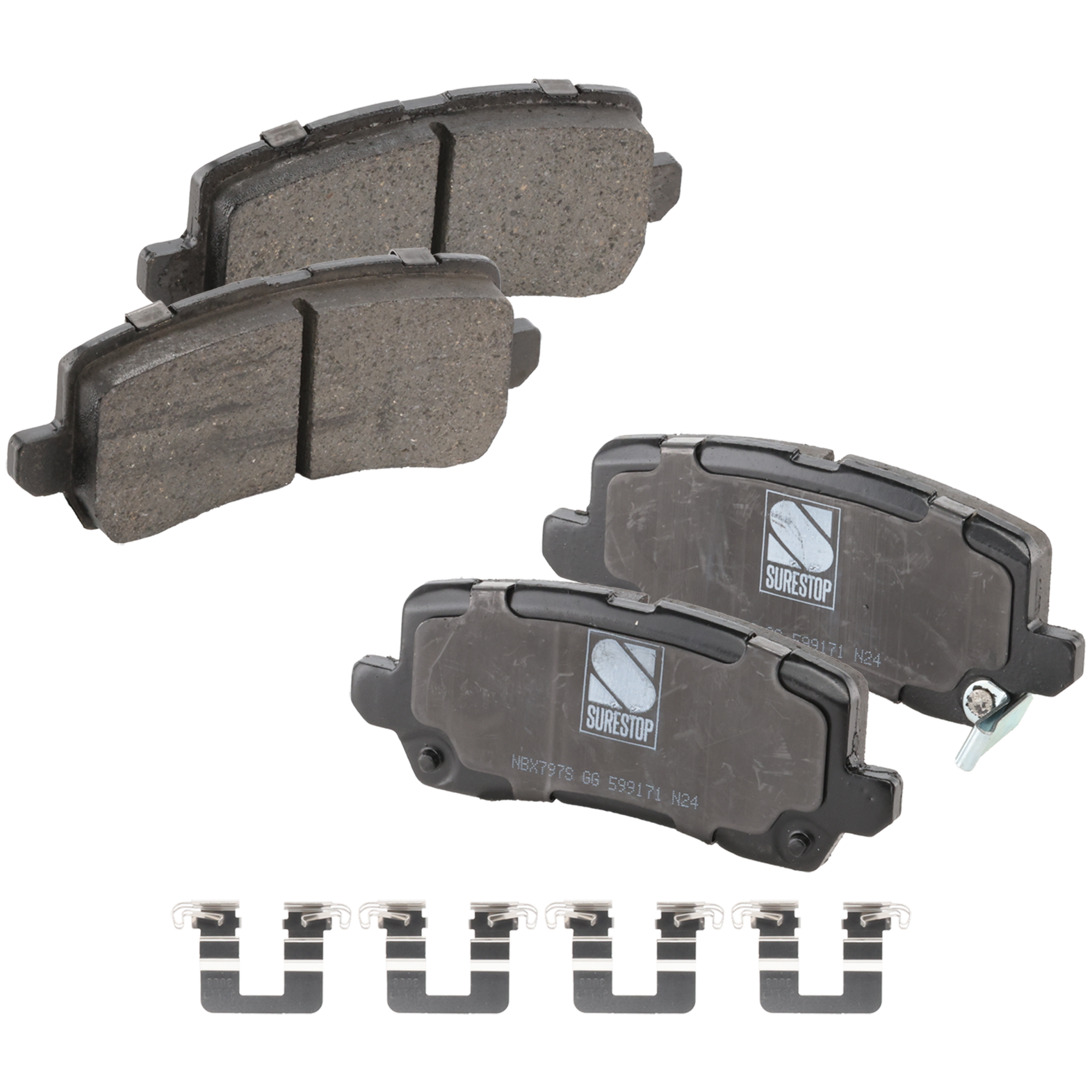 AM RLX 14-20 TLX 15-20 REAR BRAKE PAD SET 2 Wheel Set SKU STPSSCP1698 OEM 43022TY2A00-43022TY2A01-43022T
