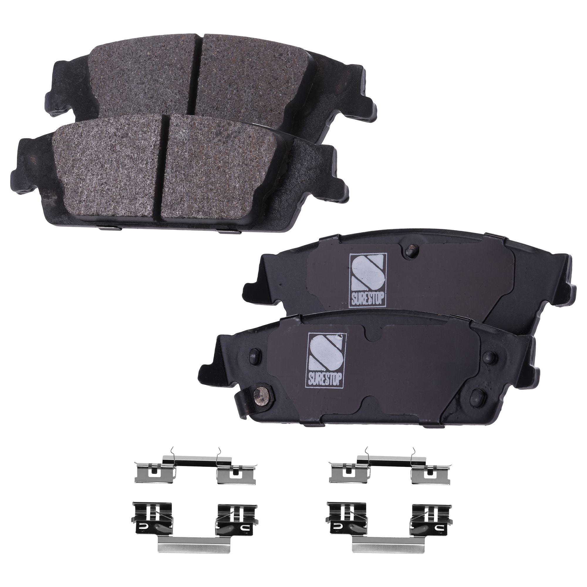 AM SILVERADO 1500-14-19 TAHOE 15-20 REAR BRAKE PAD SET 2 Wheel Set SKU STPSSCP1707 OEM 23135903-23164777-23453018-841