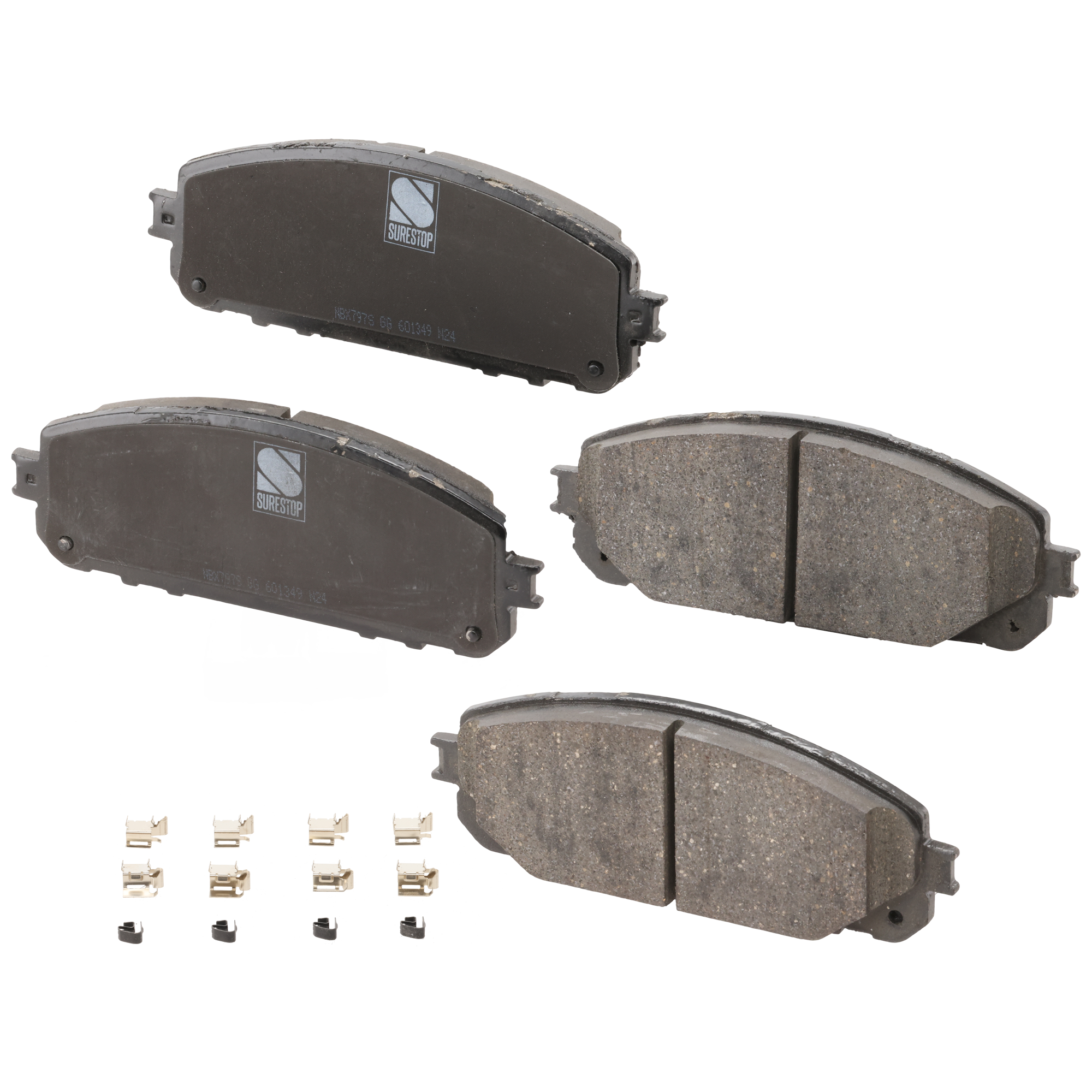 AM CHEROKEE 14-20 FRONT BRAKE PAD SET 2 Wheel Set SKU STPSSCP1709 OEM 68212327AA 68212327AB