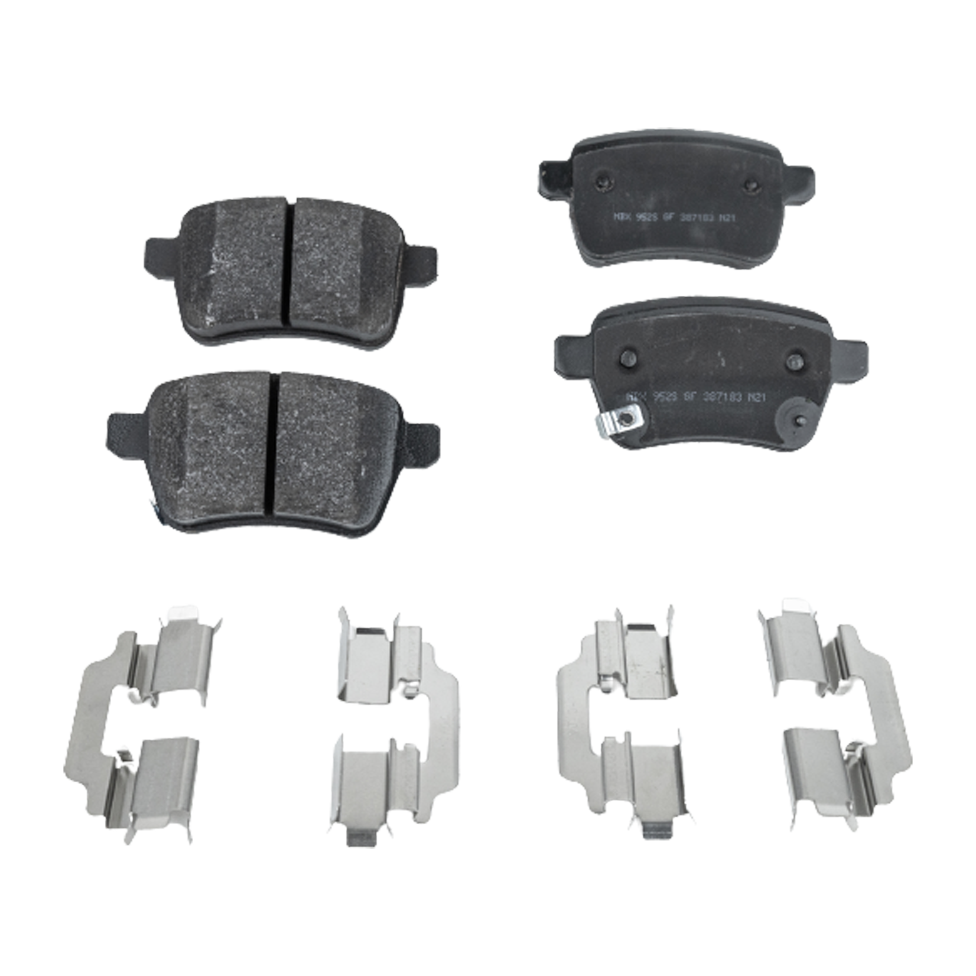 AM 500L 14-20 REAR BRAKE PAD SET 2 Wheel Set SKU STPSSCP1722 OEM 68211493AA 77366595