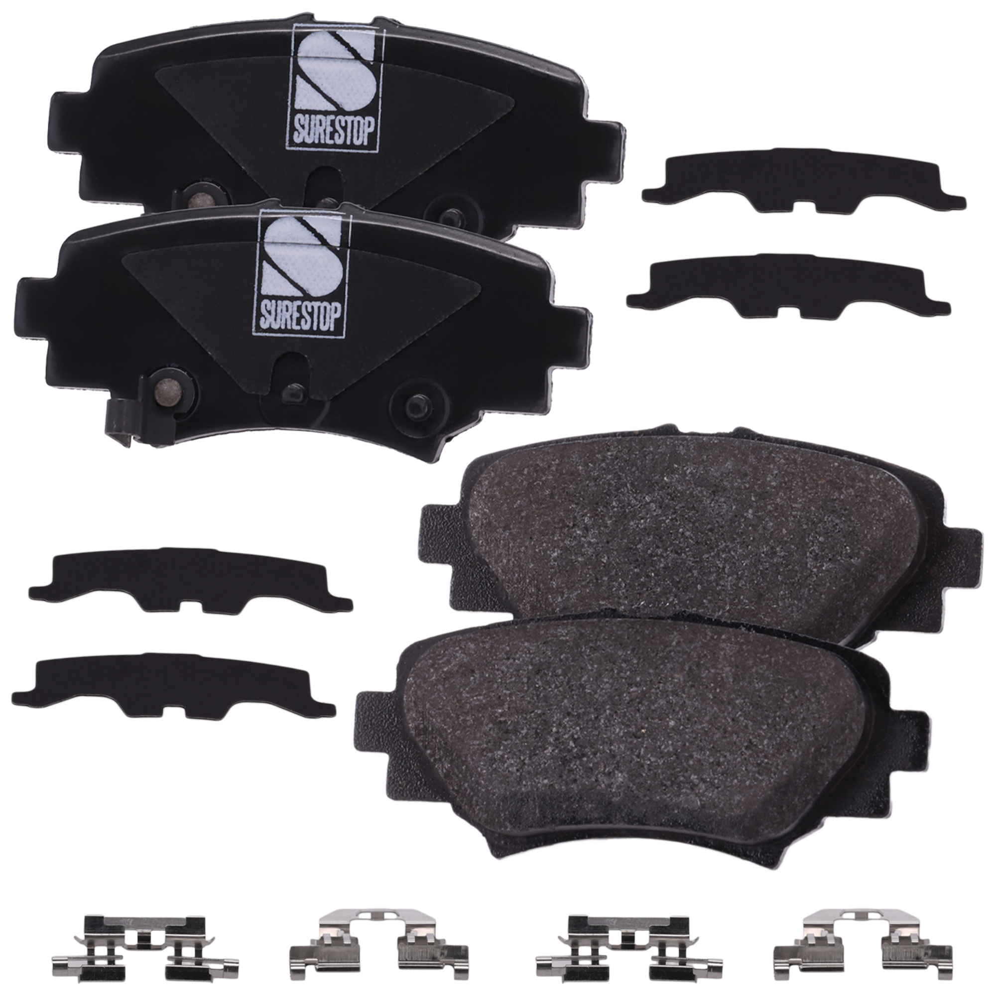 AM MAZDA 3-14-16 REAR BRAKE PAD SET 2 Wheel Set SKU STPSSCP1729 OEM B4Y02648ZA B4Y02648ZB