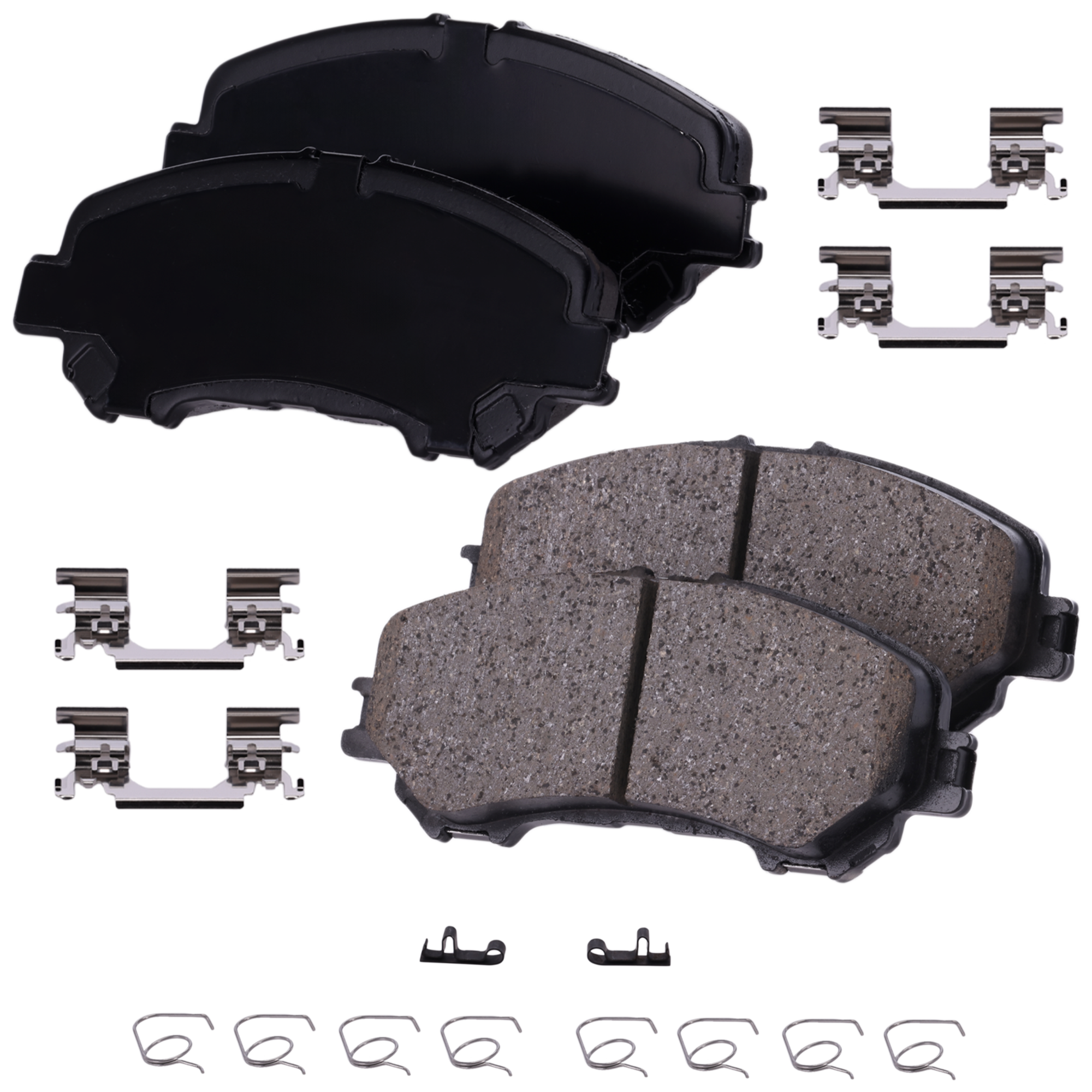 AM ROGUE 14-20 ROGUE SPORT 17-20 FRONT BRAKE PAD SET 2 Wheel Set SKU STPSSCP1737 OEM D10604BA0A D10604BT0C