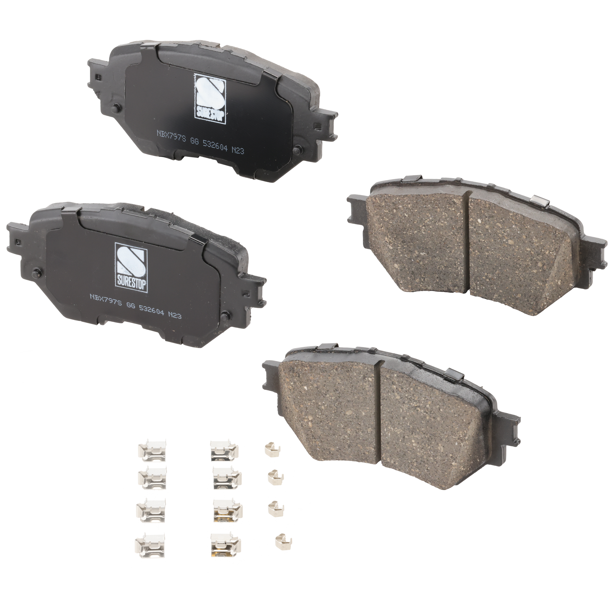 AM MAZDA 3-14-18 FRONT BRAKE PAD SET 2 Wheel Set SKU STPSSCP1759 OEM BJY73328ZA