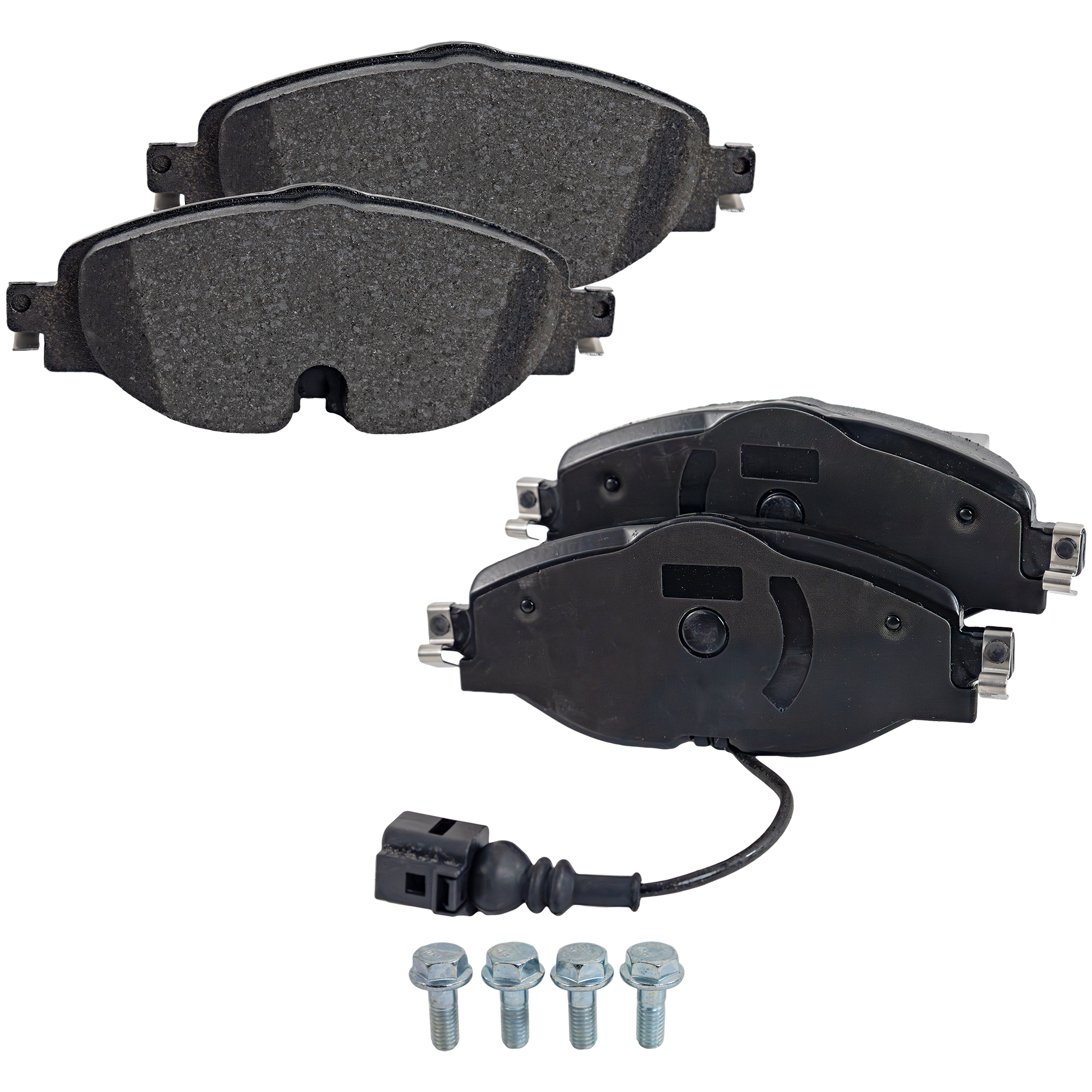 AM GOLF 15-21 GTI 15-18 FRONT BRAKE PAD SET 2 Wheel Set SKU STPSSCP1760 OEM 2K5698151A 5Q0698151B 5Q069815