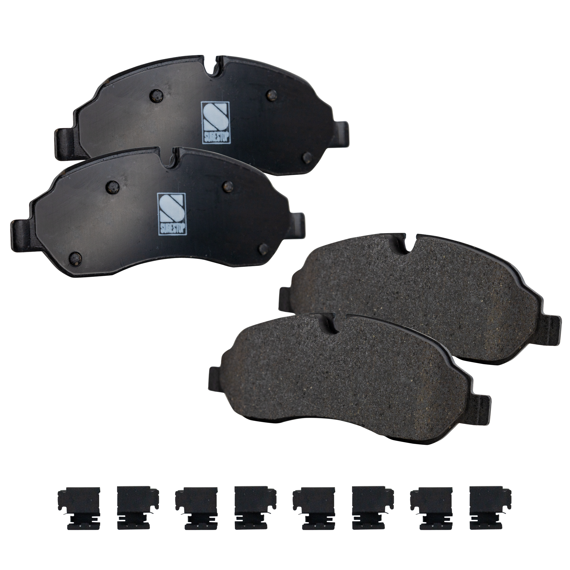 AM TRANSIT VAN 15-21 FRONT BRAKE PAD SET 2 Wheel Set SKU STPSSCP1774 OEM CK4Z2001A CK4Z2001B
