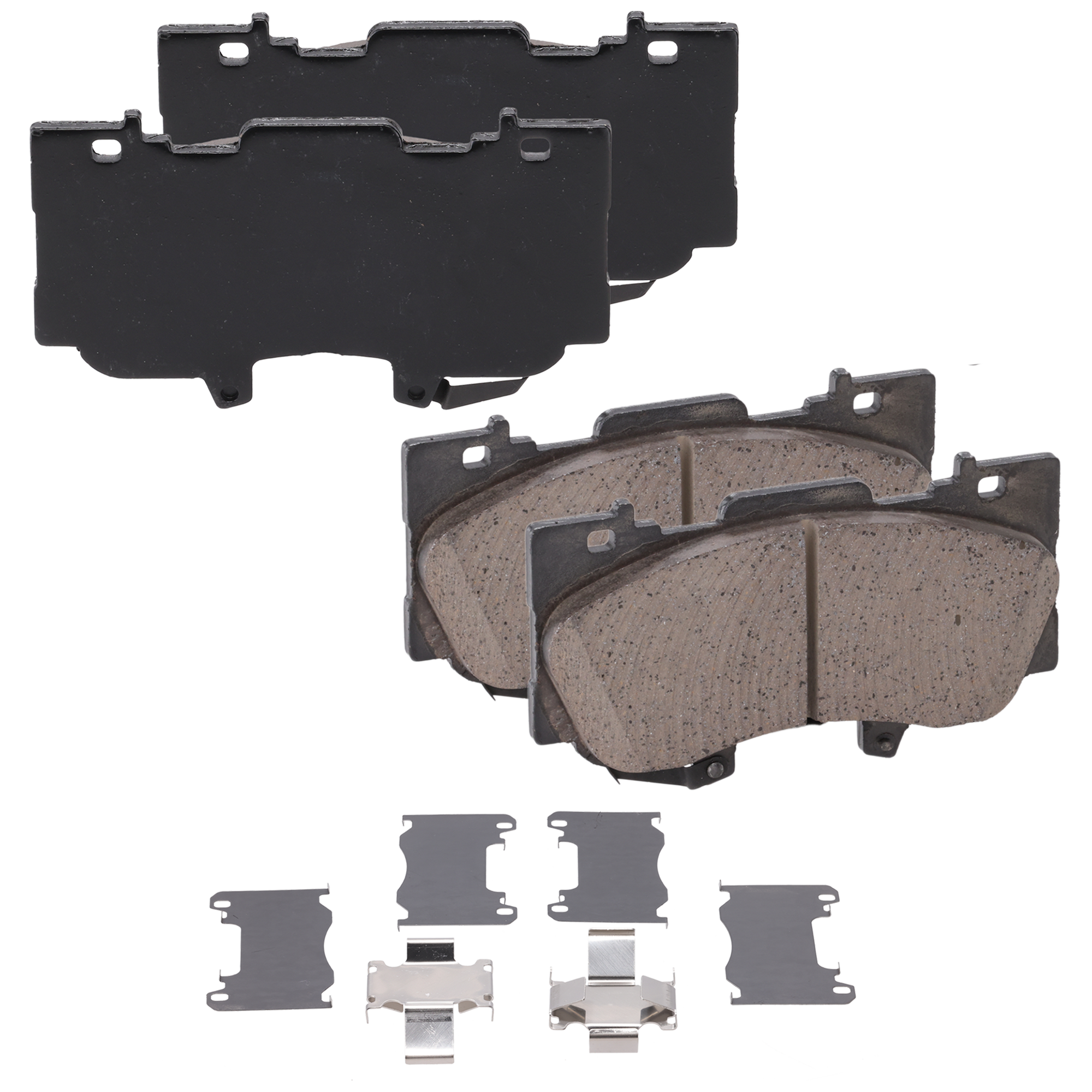 AM MUSTANG 15-22 FRONT BRAKE PAD SET 2 Wheel Set SKU STPSSCP1784 OEM FR3Z2001A GR3Z2001A