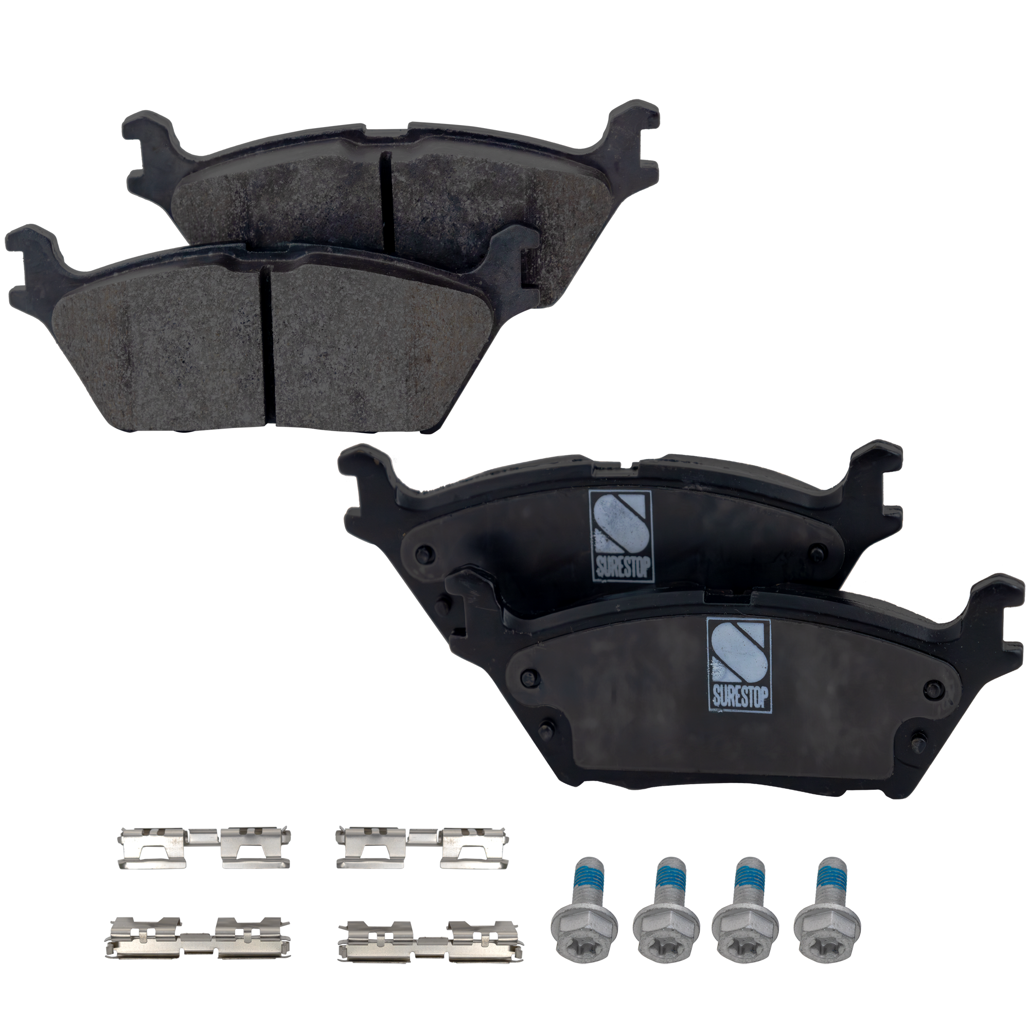 AM F 150-15-17 REAR BRAKE PAD SET 2 Wheel Set SKU STPSSCP1790 OEM FL3Z2200A JL3Z2200A JL3Z2200B