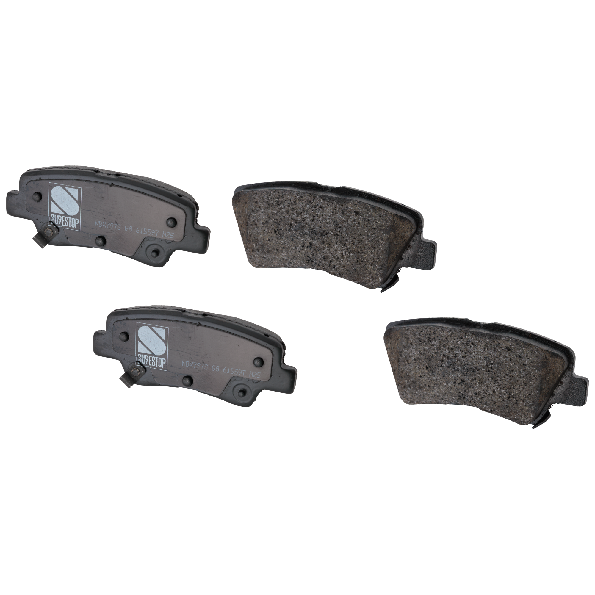 AM OPTIMA 16-20 SOUL 17-22 REAR BRAKE PAD SET 2 Wheel Set SKU STPSSCP1813 OEM 58302A7B31