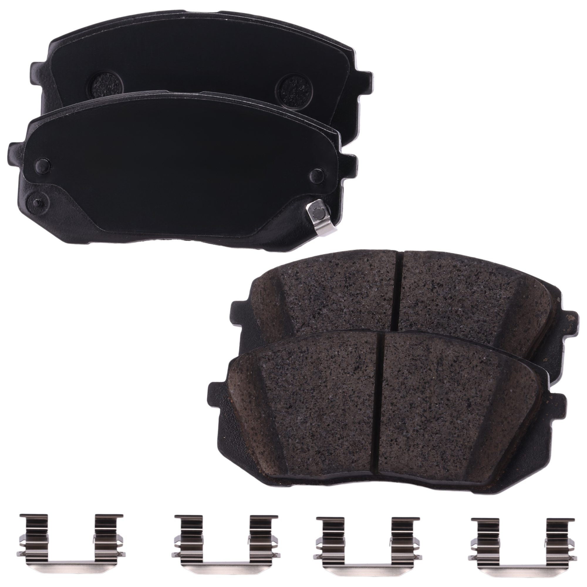AM SONATA 15-19 NIRO EV 19-21 FRONT BRAKE PAD SET 2 Wheel Set SKU STPSSCP1826 OEM 58101B2A30-58101C2A10-58101D4A
