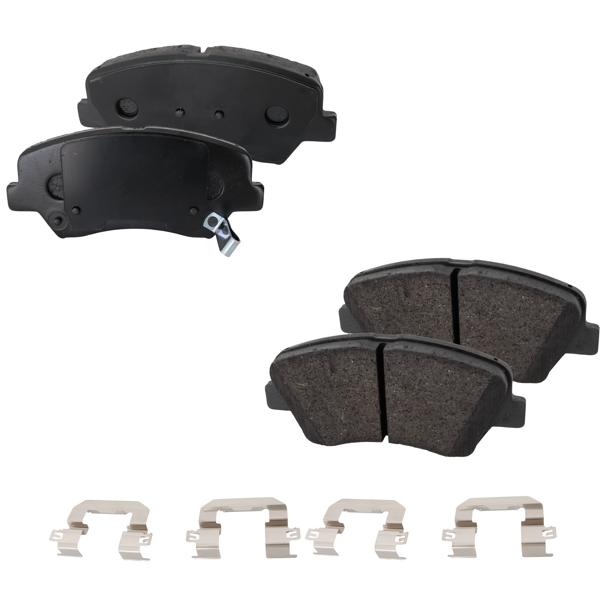 AM VELOSTER 16-20 FORTE FORTE5-17-18 FRONT BRAKE PAD SET 2 Wheel Set SKU STPSSCP1828